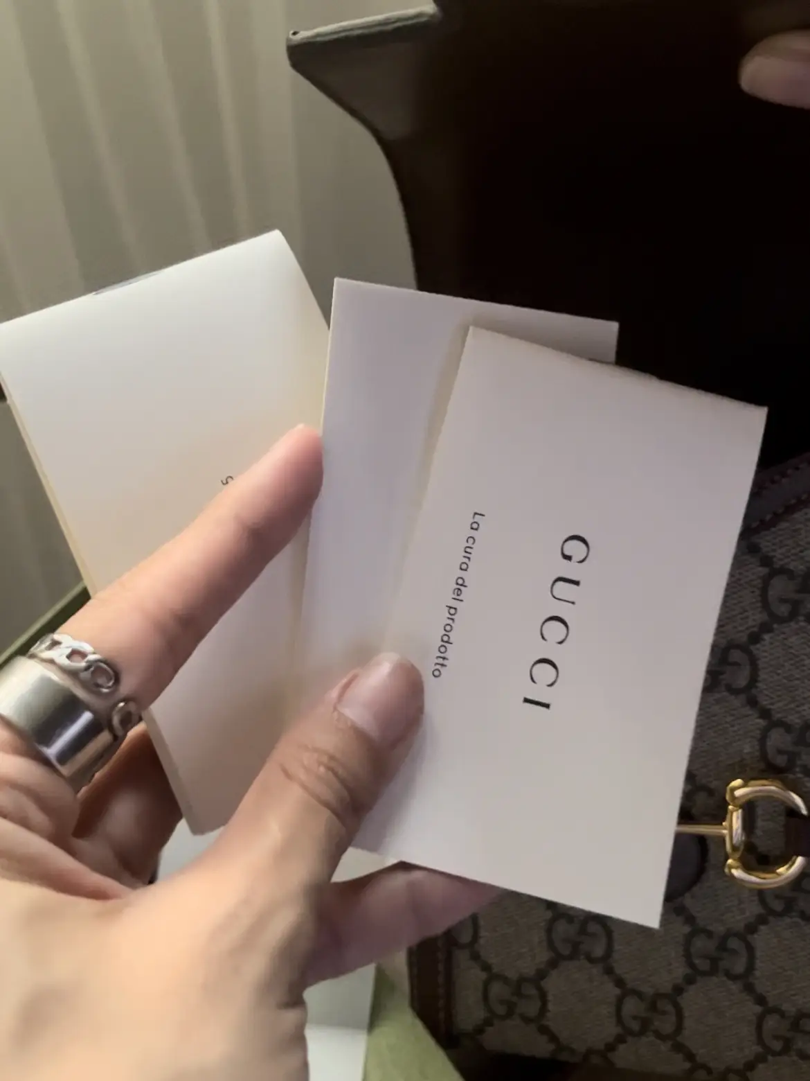 Gucci on sale handbag box