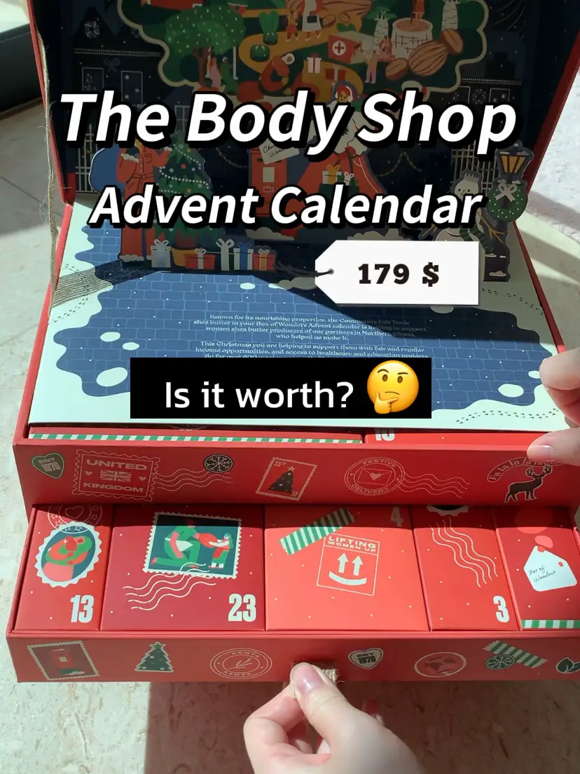 The Body Shop Advent Calendar review 🗓️🎁🎄 แกลเลอรีที่โพสต์โดย