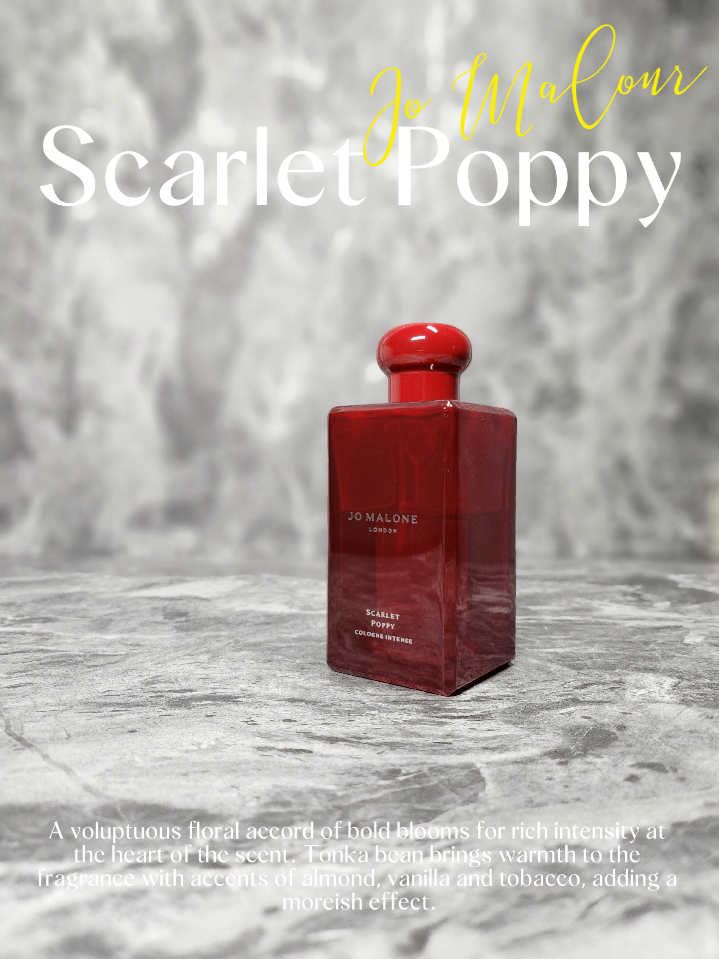 Jo malone london scarlet online poppy cologne intense reviews