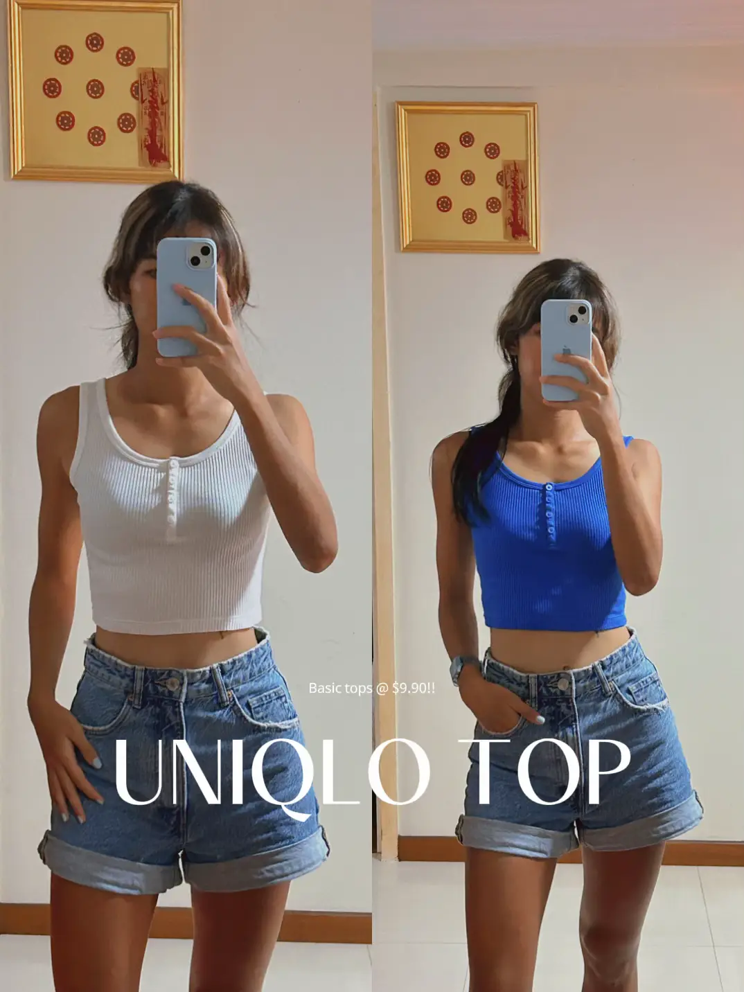 stay cool with these cute uniqlo tanks 🤩