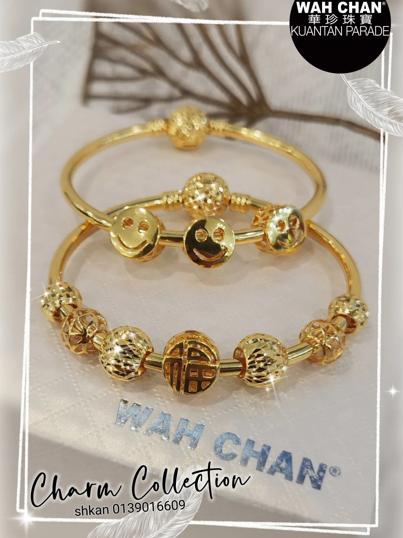 916 clearance gold charm