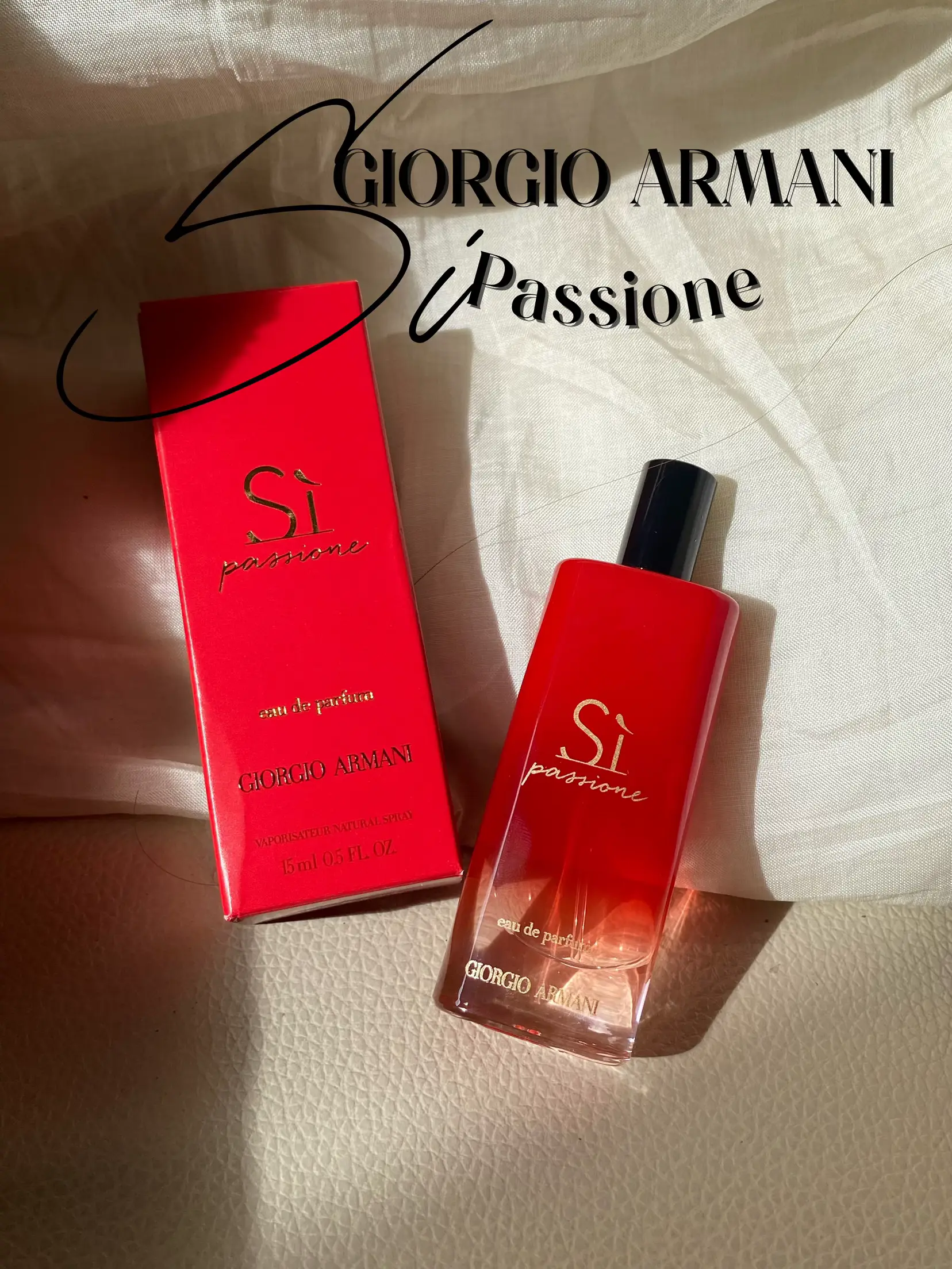 Armani perfume red clearance bottle