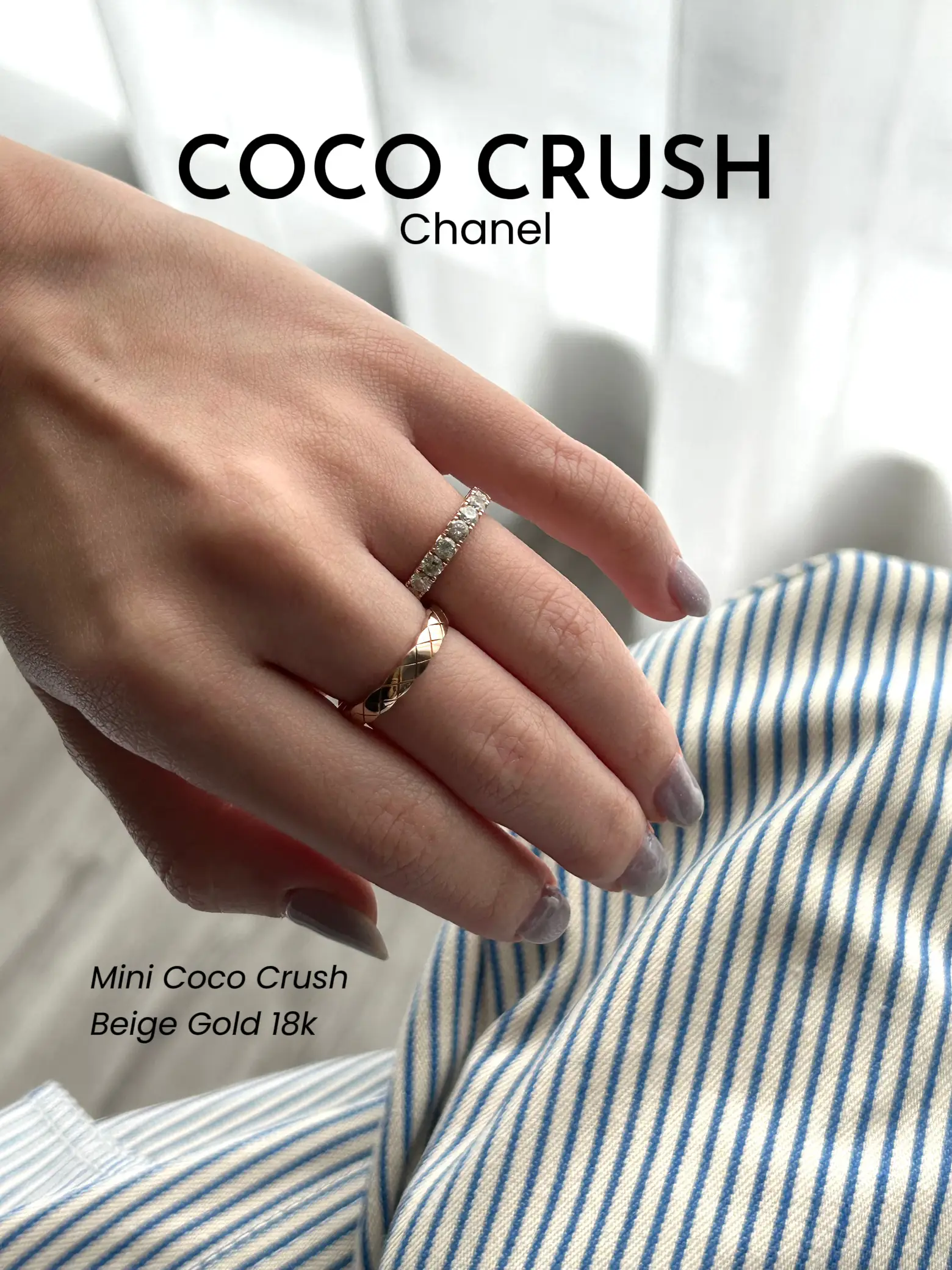 chanel mini coco crush ring