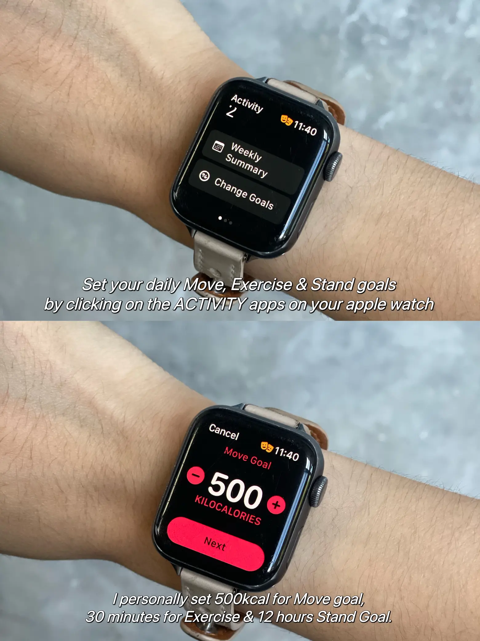 How to set stand goals on apple watch hot sale