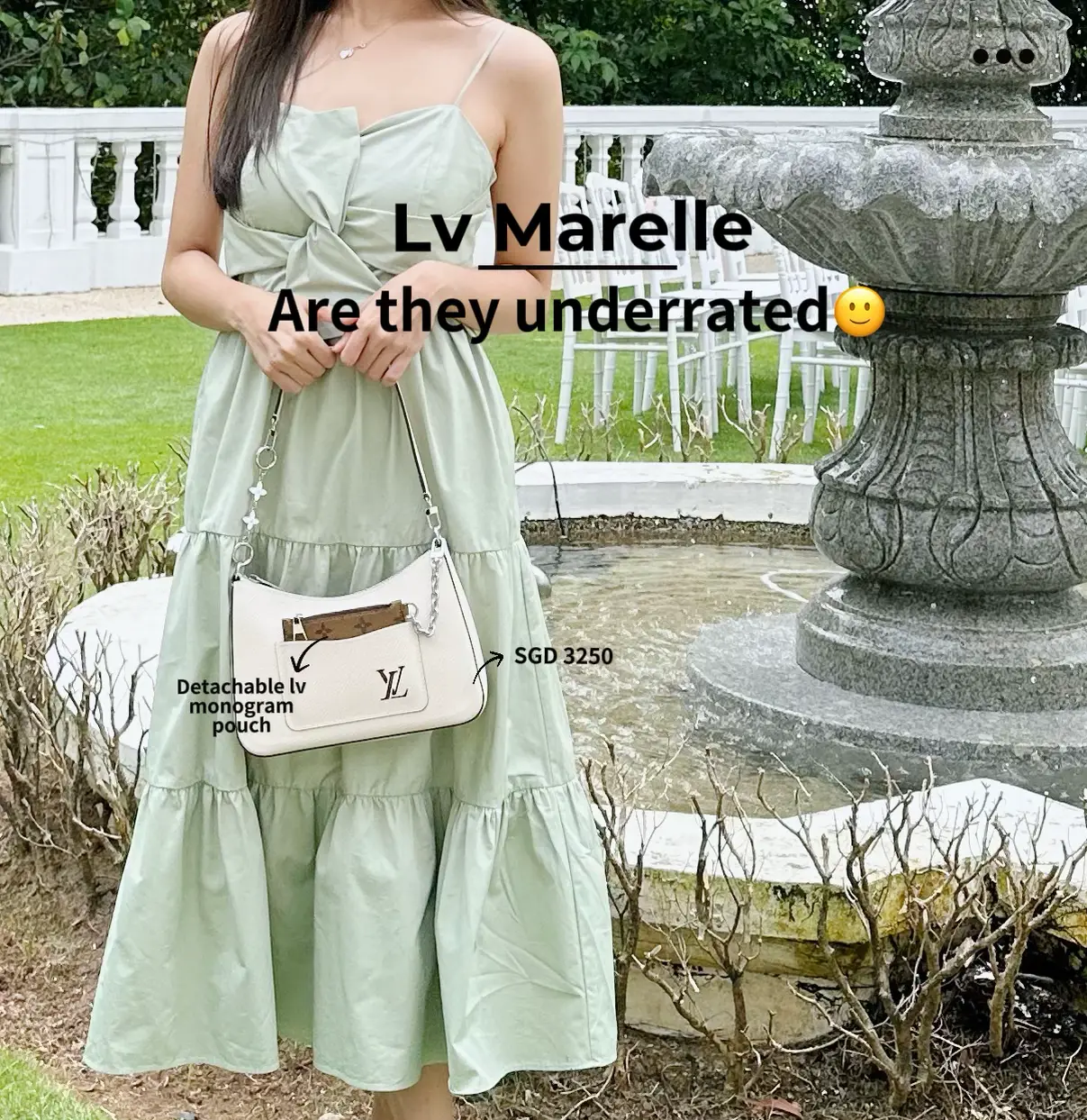 M80688 Louis Vuitton Epi Grained Marelle-White