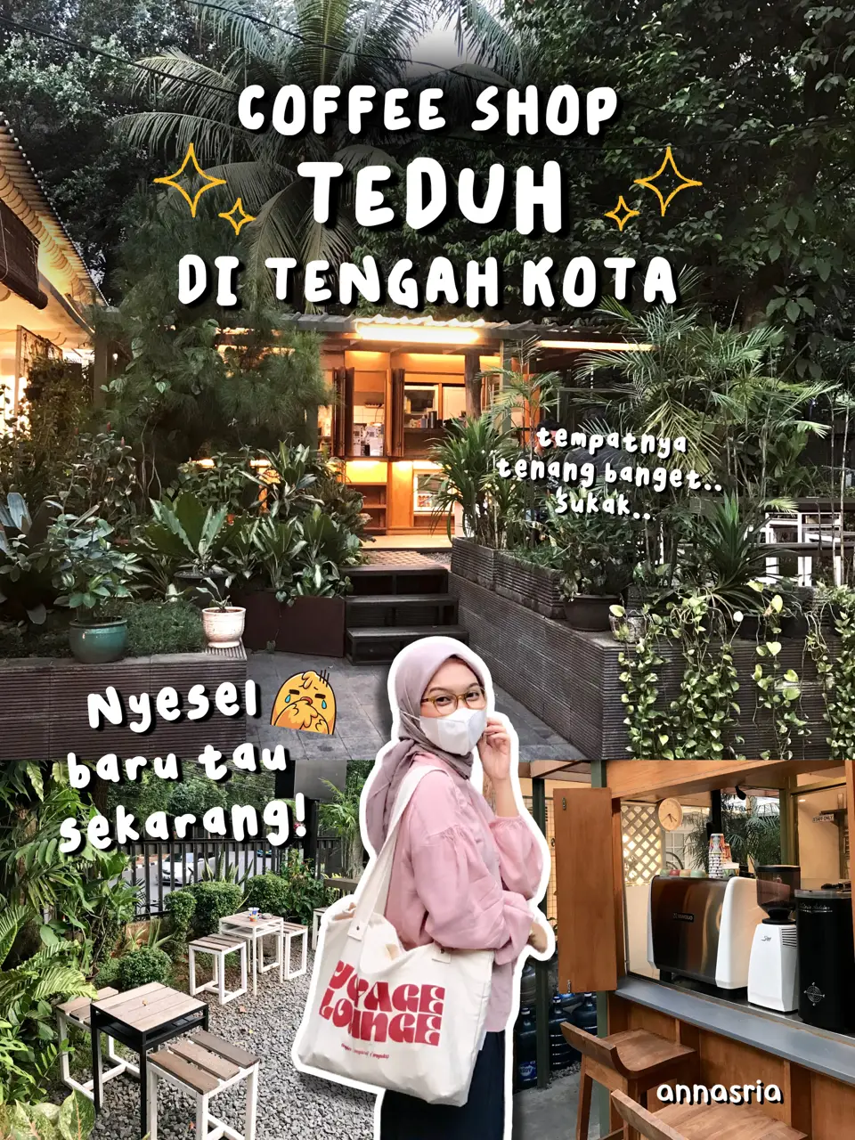 KOK BISA ADA COFFEE SHOP SETENANG INI DI JAKSEL?🙀🏡 Galeri diposting oleh Anna 🍪🍪 Lemon8