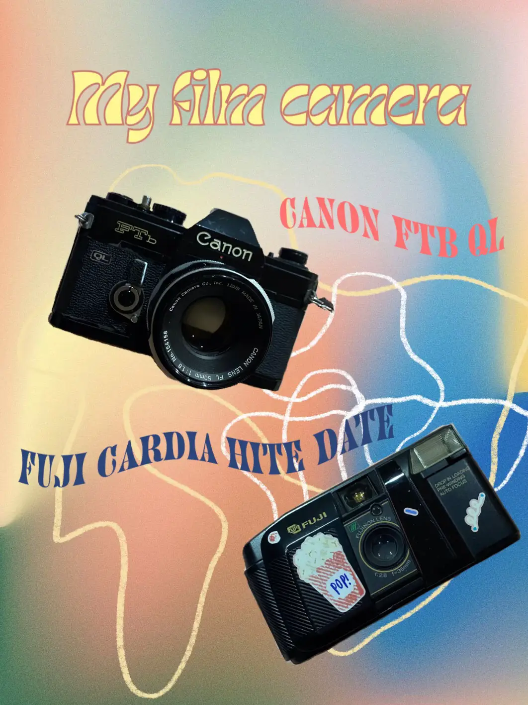 かわいい！　レトロな一眼レフカメラ！　Canon FTb かわいい！ レトロな一眼レフカメラ！ Canon FTb 私のフィルム