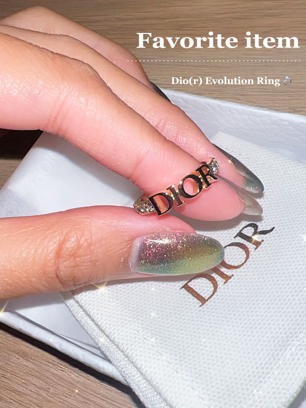 รูปภาพของ 💍 Dior วงแรกในชีวิต ✨ ใส่นิ้วไหนปัง (0)