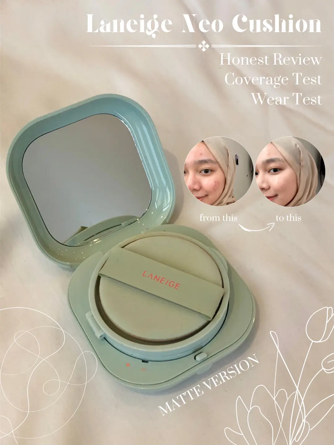 Is this your new favourite cushion?, Laneige Neo Cushion Matte N13 Ivory  Review, KHERBLOG