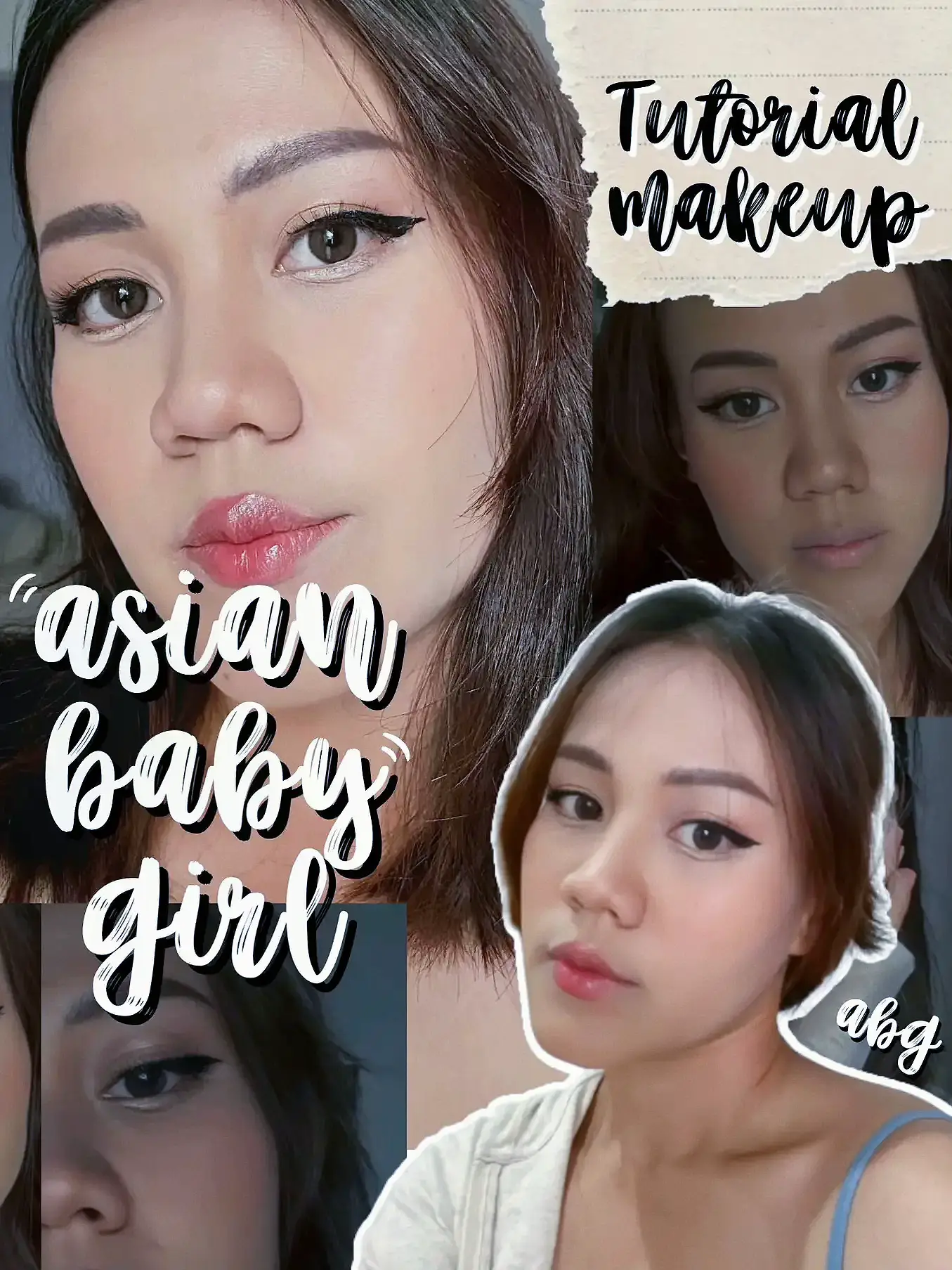 ABG Makeup Tutorial (Asian Baby Girl) 🦋 | Gallery posted by airmaw | Lemon8