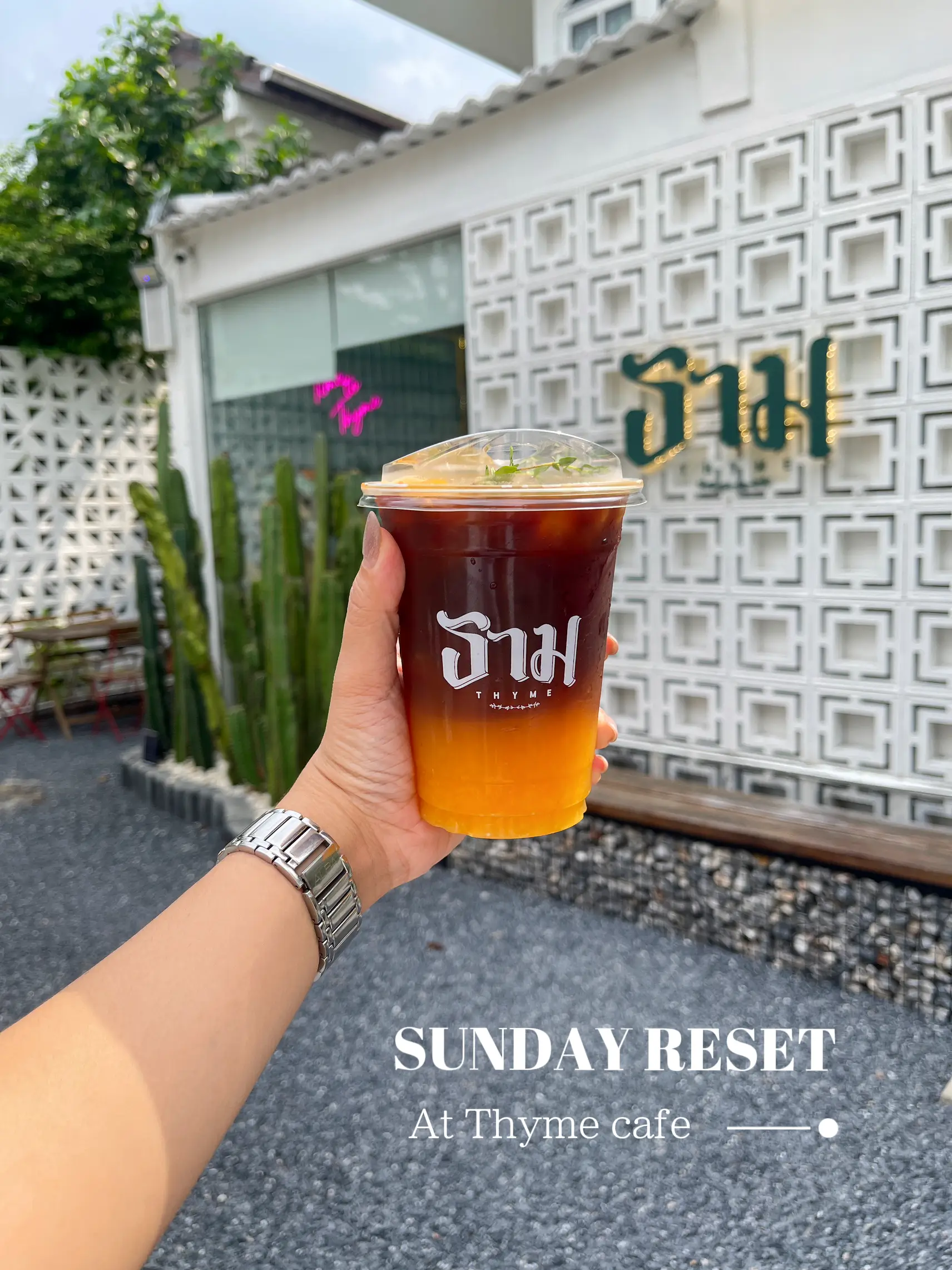 THYME CAFE คาเฟ่มินิมอลย่าน ถ.นวมินทร์ แกลเลอรีที่โพสต์โดย กินง่าย