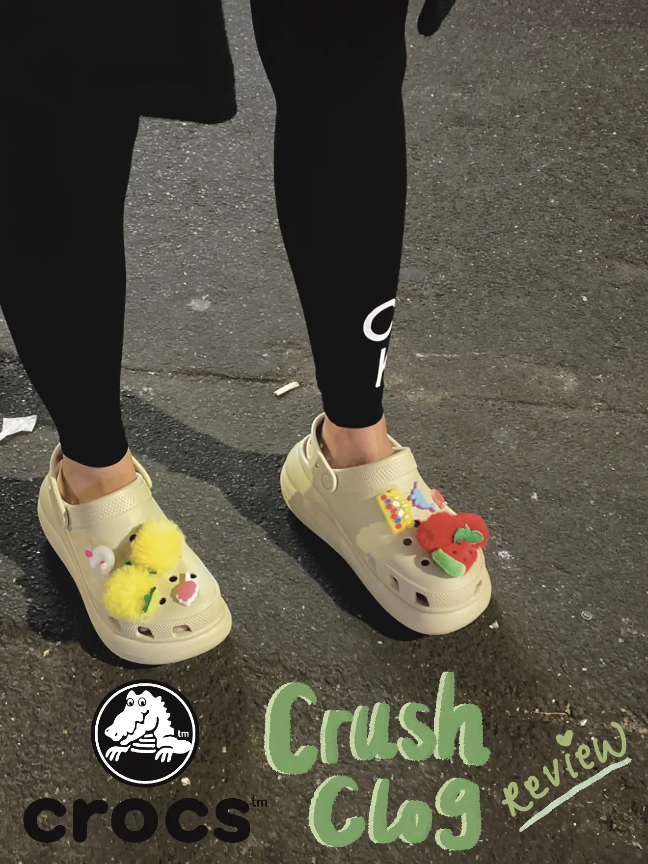 CROCS CLASSIC CRUSH FIRST IMPRESSIONS REVIEW  AND HOW I STYLED IT WITH  JIBBITZ! 