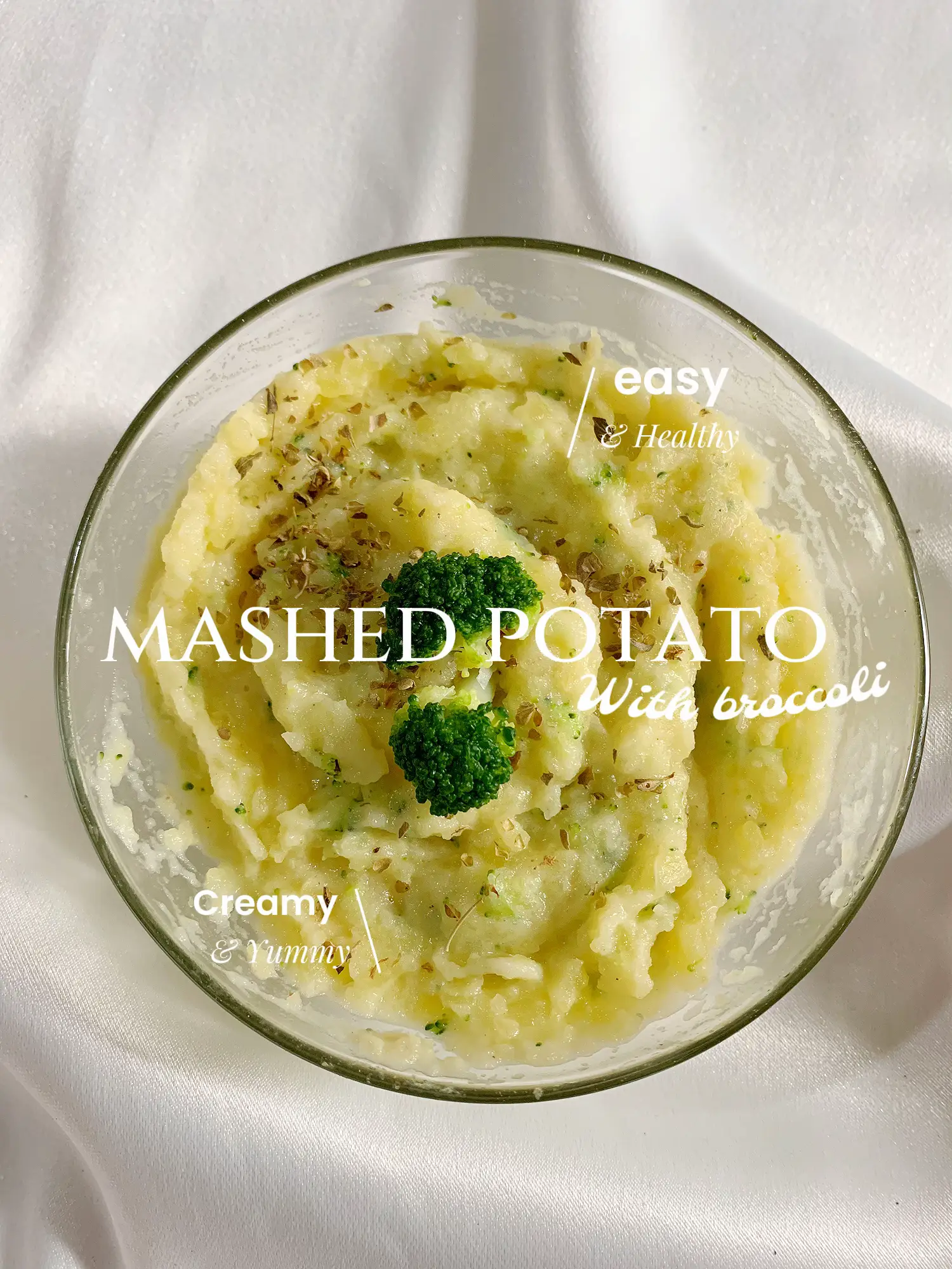 Creamy mashed potato, easy and healthy dishes!