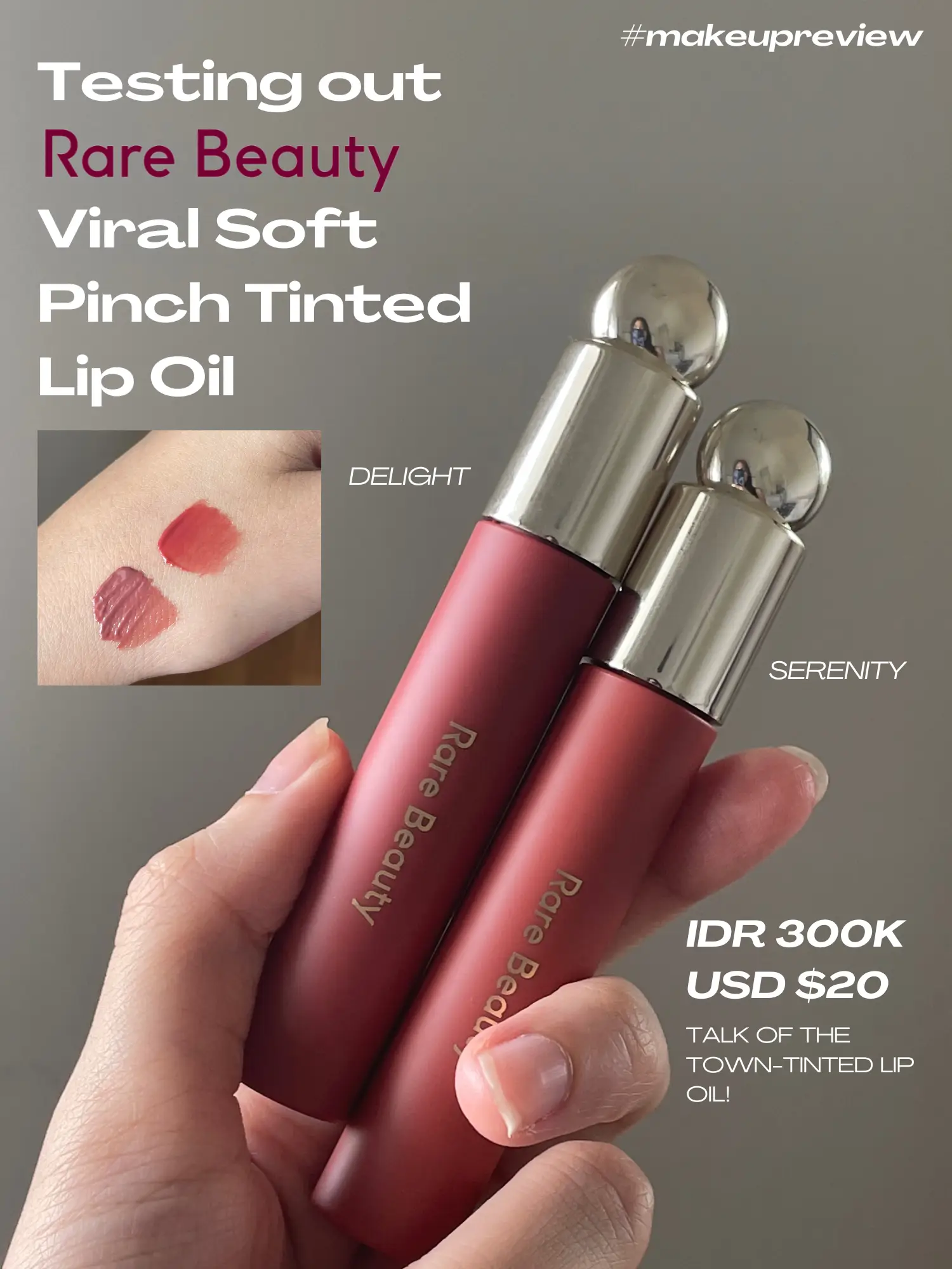 Testing Viral Rare Beauty Tinted Lip Oil