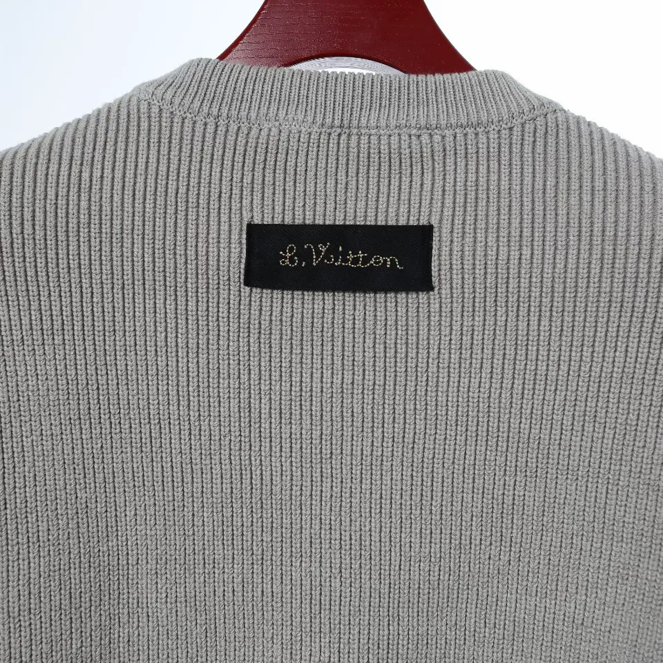 Louis Vuitton® D-ring Turtleneck Sweater Milk White. Size M0
