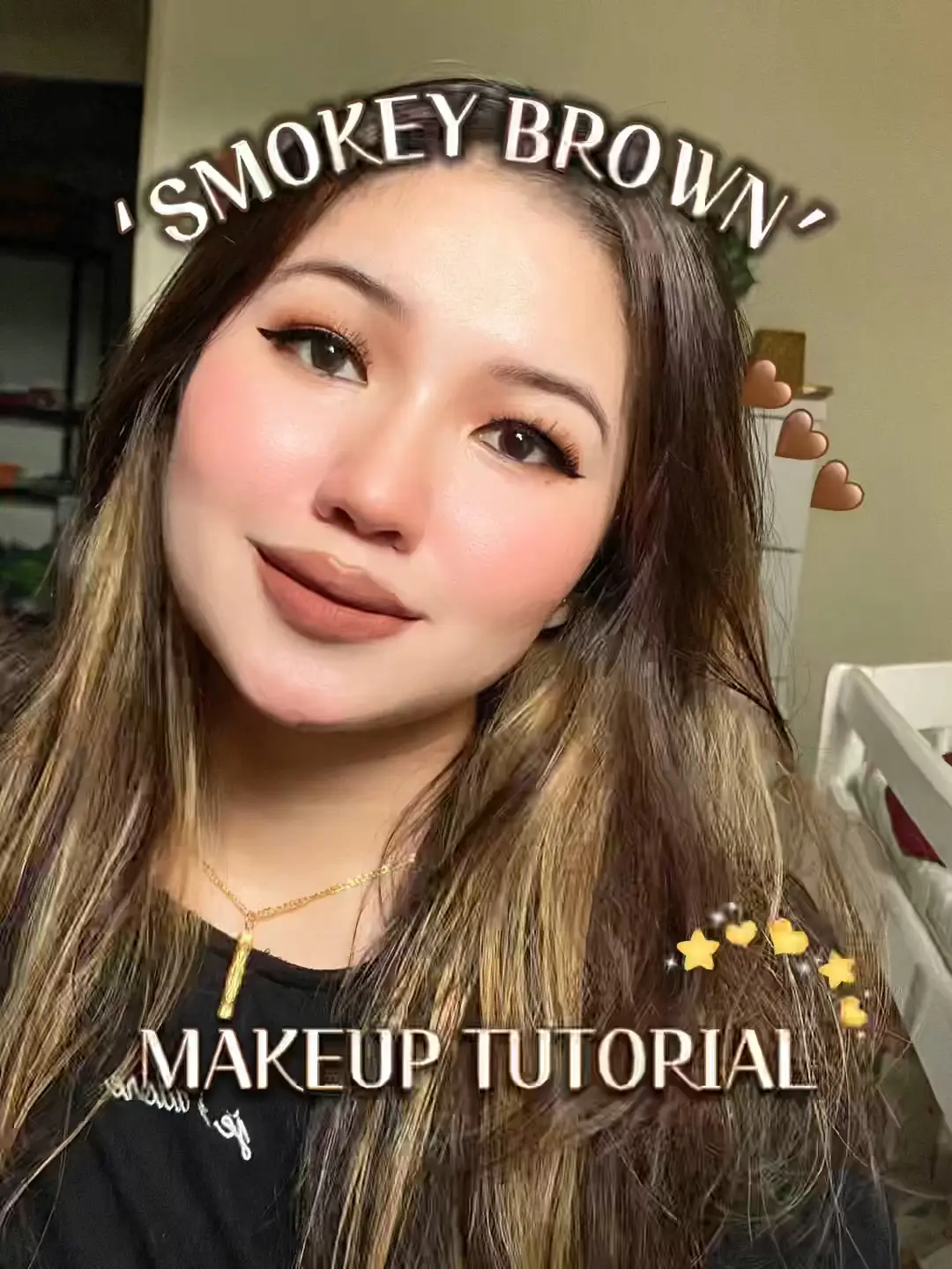 Smokey Brown Makeup Look