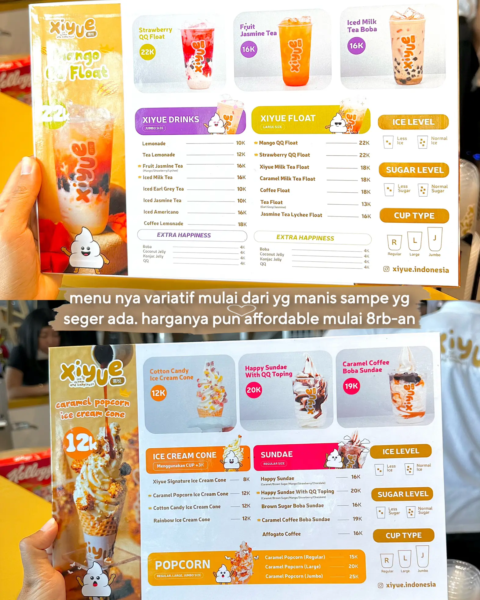 Top 3 Menu Xiyue! pesaing mi**e yg baruu👀 | แกลเลอรีที่โพสต์โดย mouth ...