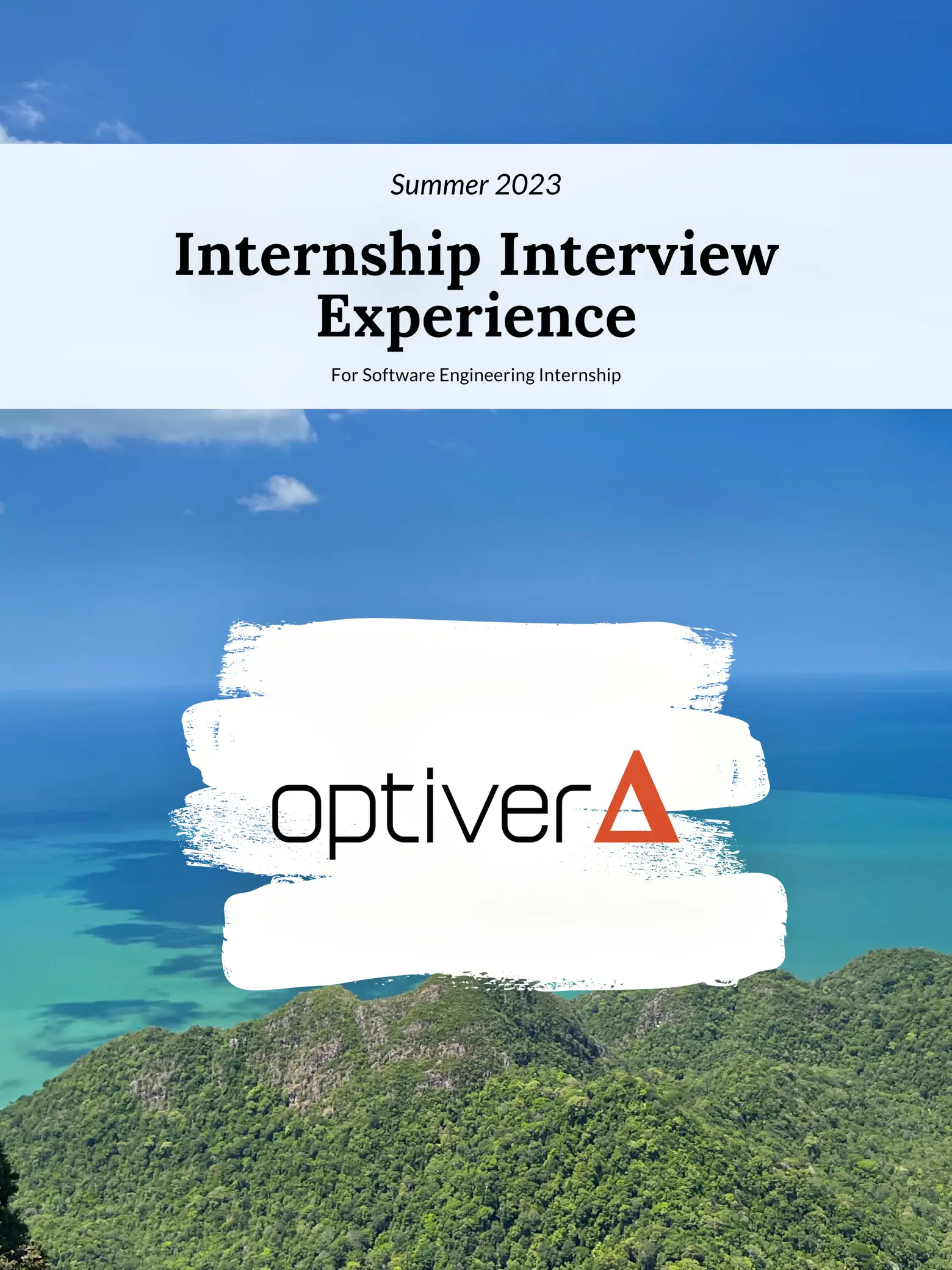 Interview Experience with Optiver | Gallery posted by Marcus Peh | Lemon8