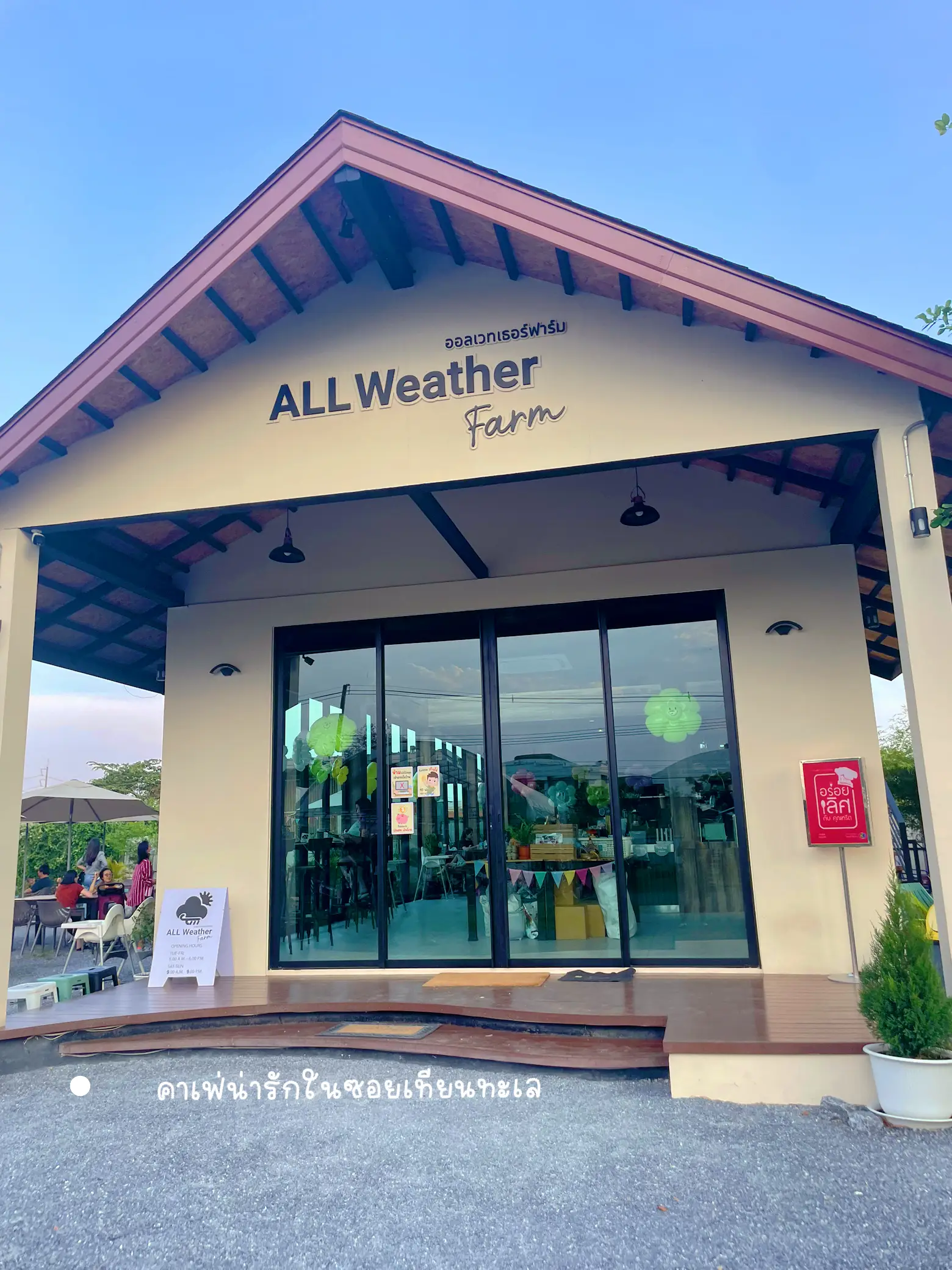 ฟาร์มทูคาเฟ่ย่านเทียนทะเล ‘All Weather Farm 🥬’ | แกลเลอรีที่โพสต์โดย ...