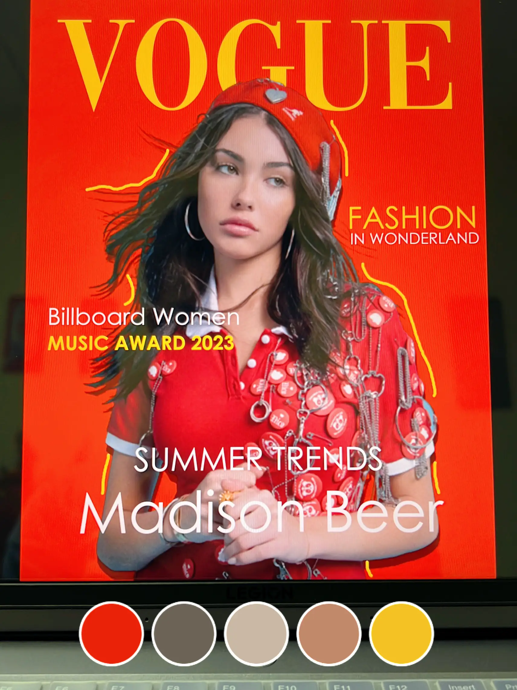 DESIGN COVER MAJALAH VOGUE ALA ALA LA LA LA | Gallery posted by KEVIN  AUSTIN | Lemon8