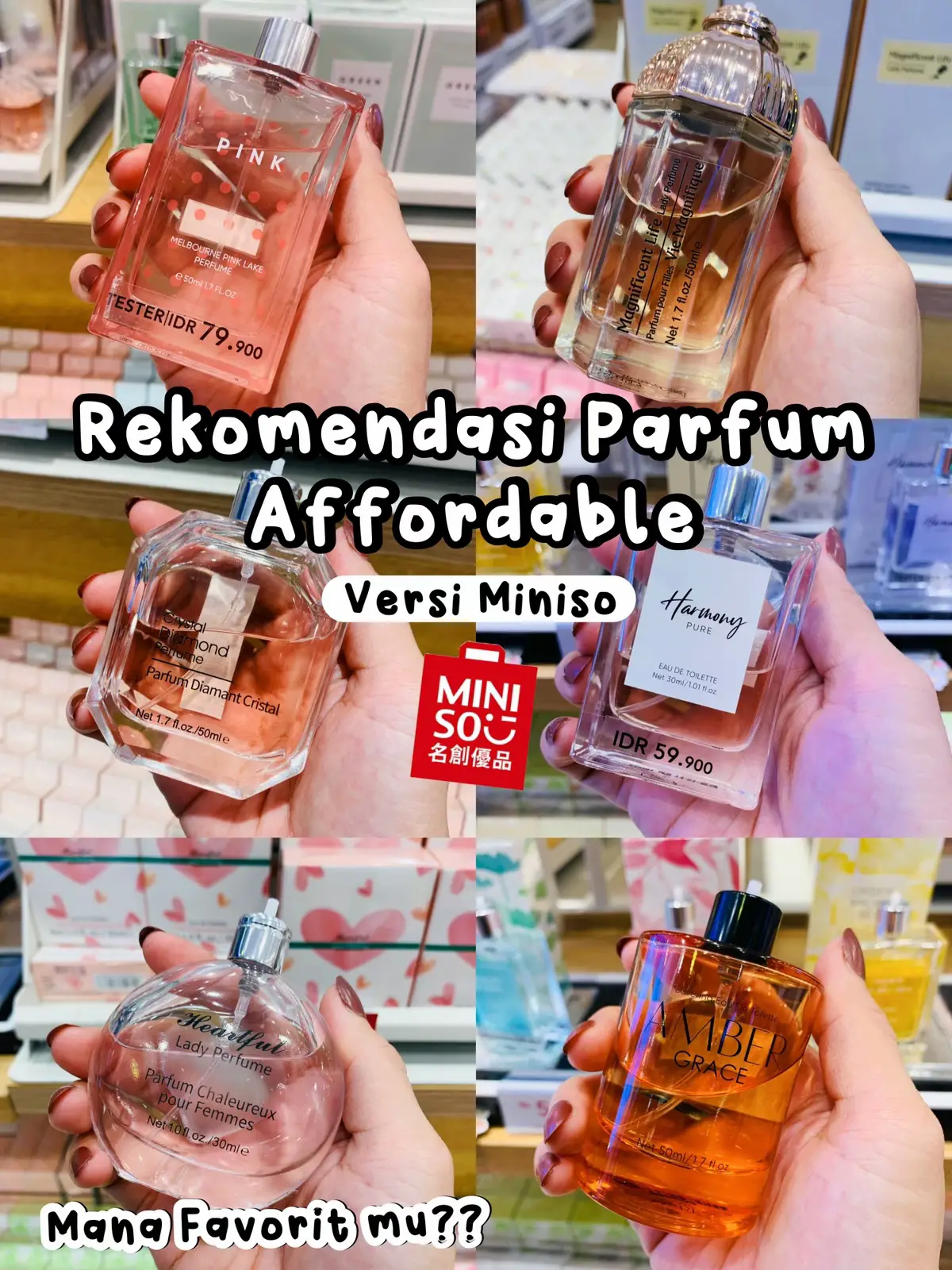 Rekomendasi Parfum Affordable diMiniso 🙌 worth it?, Gallery posted by  Clararima 💅🏻