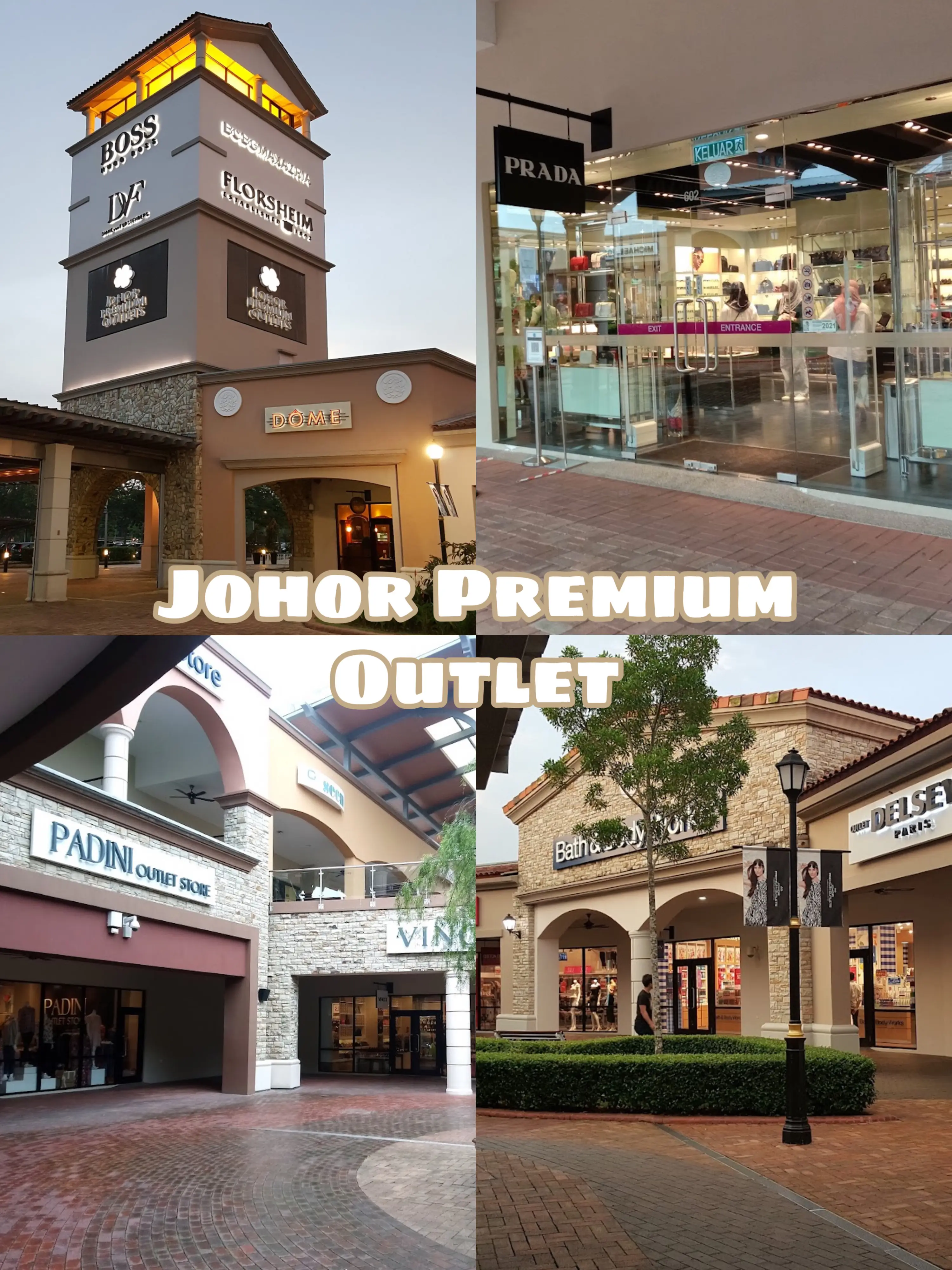 Membeli-belah di Johor Premium Outlets