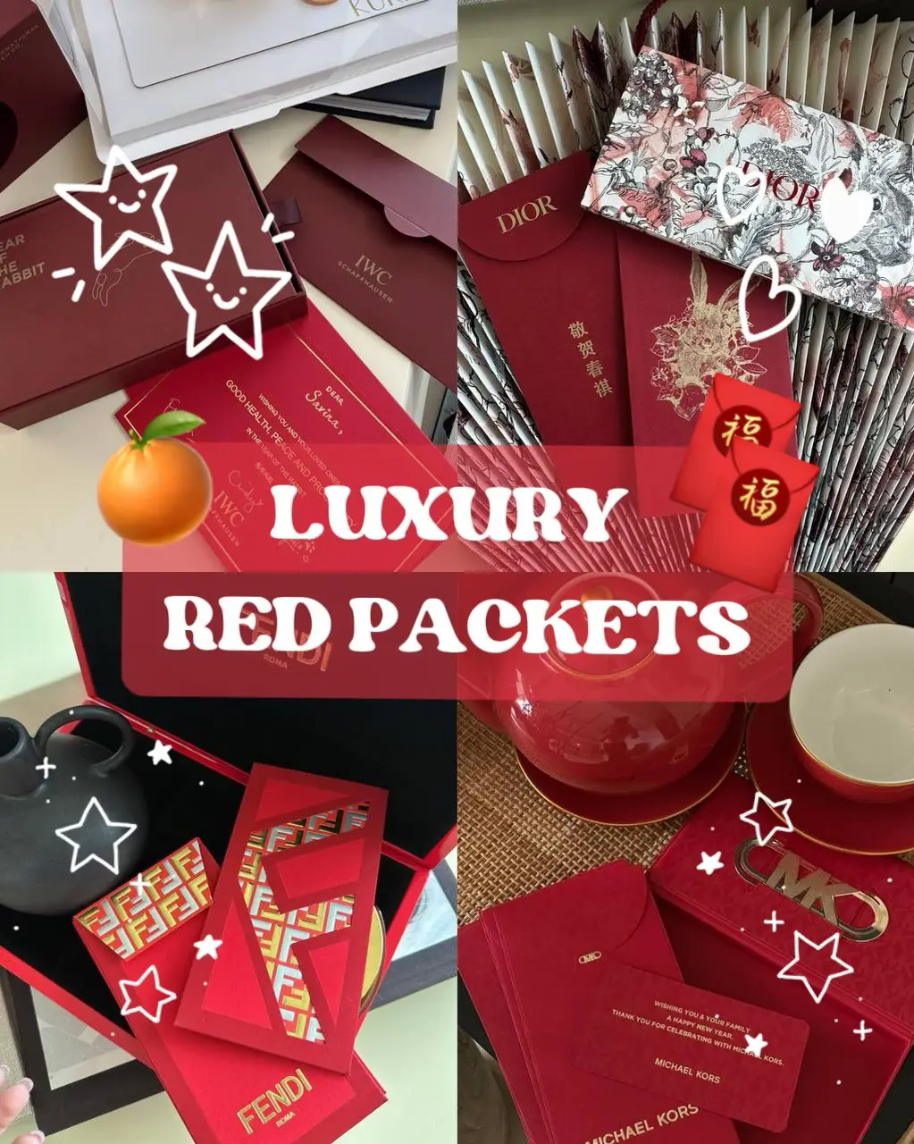 Designer Red Packets for CNY 🧧✨🍊, Gallery posted by Savi Chow