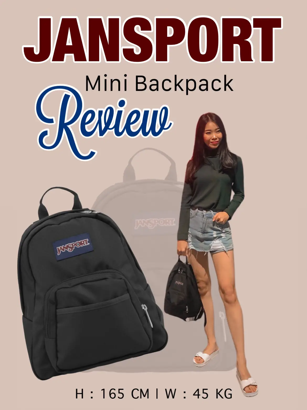 Review My Fav JanSport Mini Backpack for Daily Gallery posted by Karina Y Lemon8