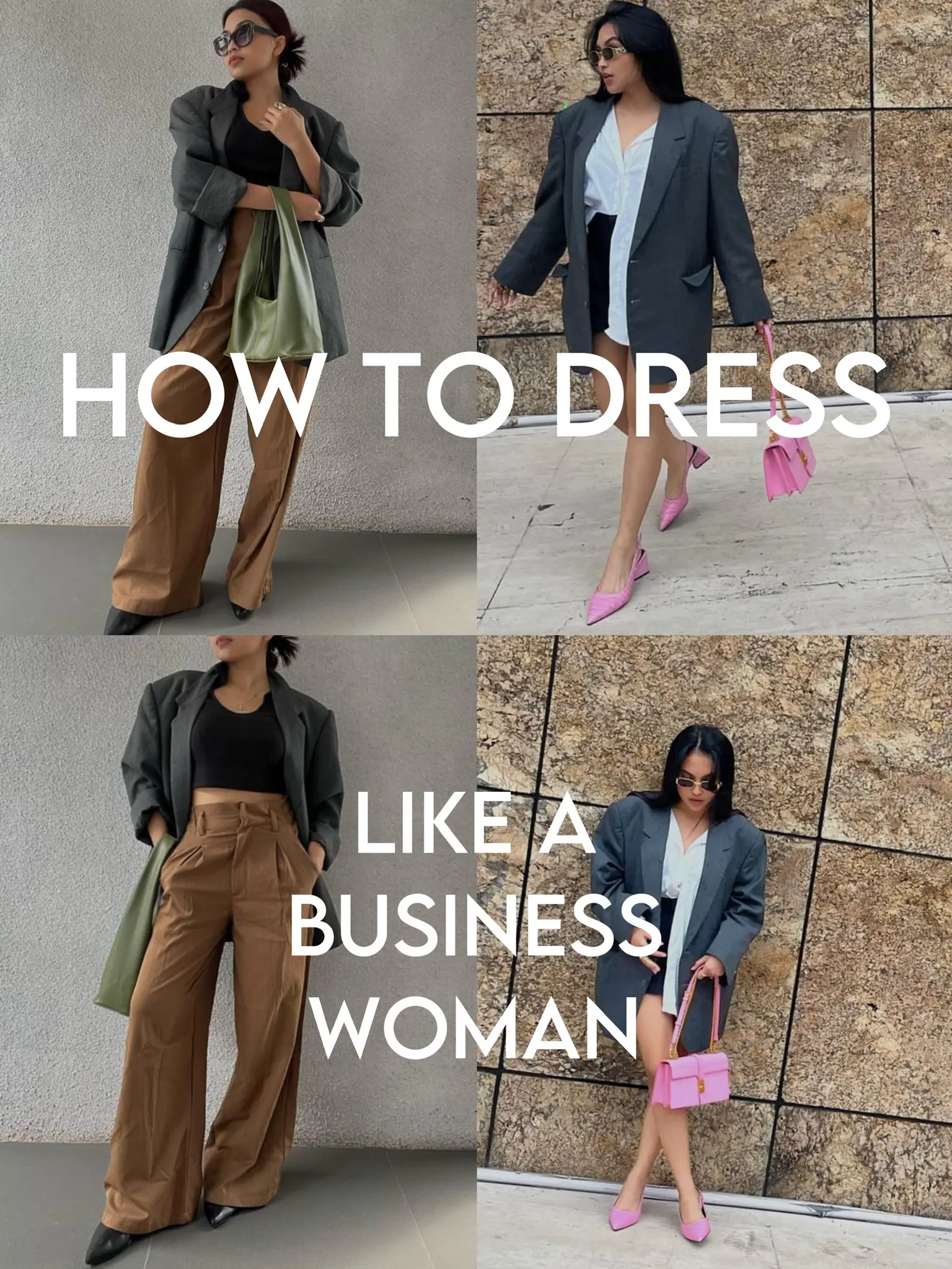 Dress like hot sale a businesswoman