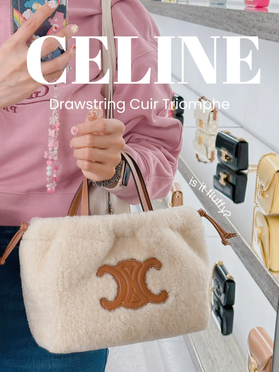 Celine Cuir Triomphe Bag