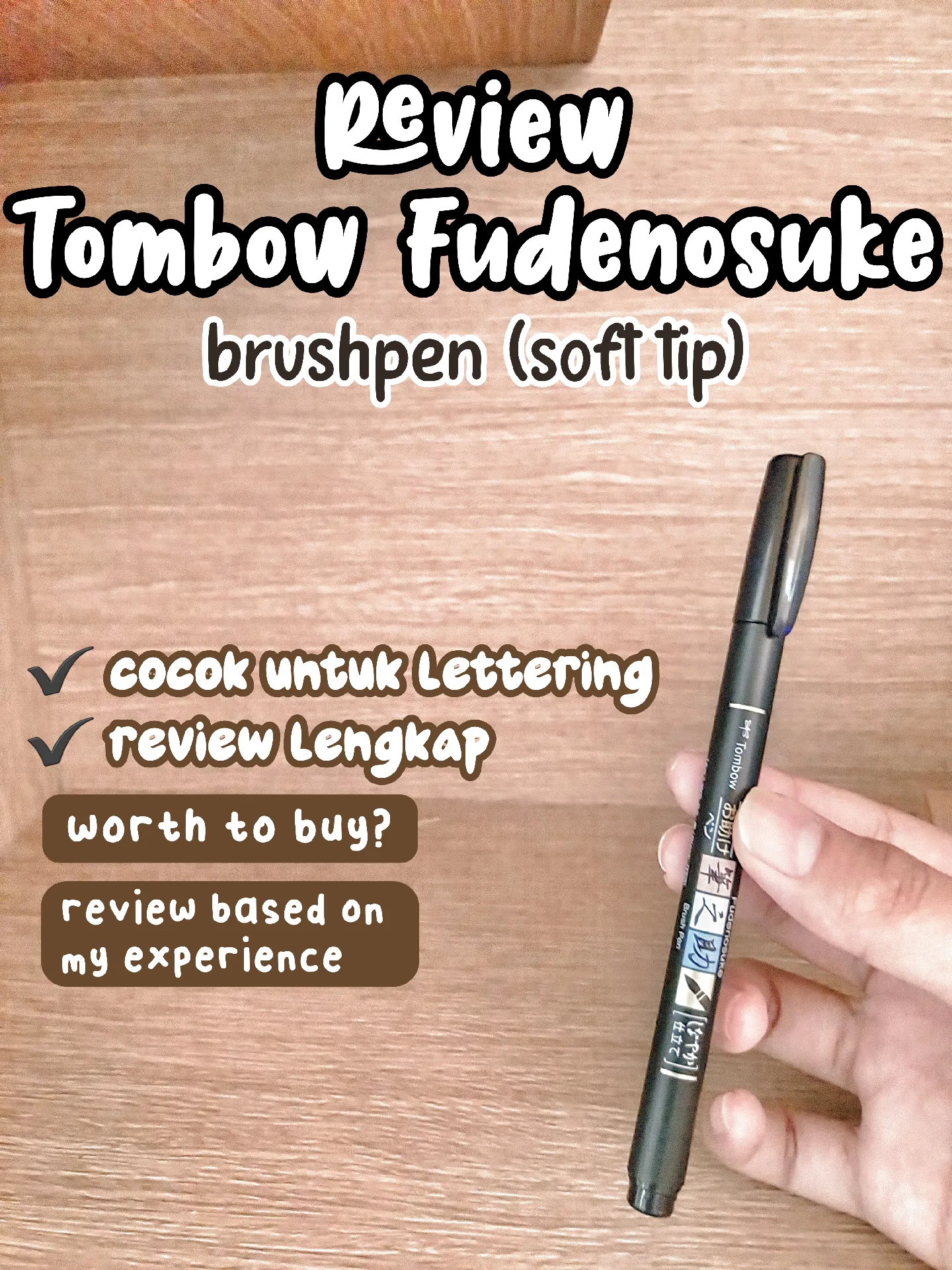 Tombow Fudenosuke Brush Pen Review 