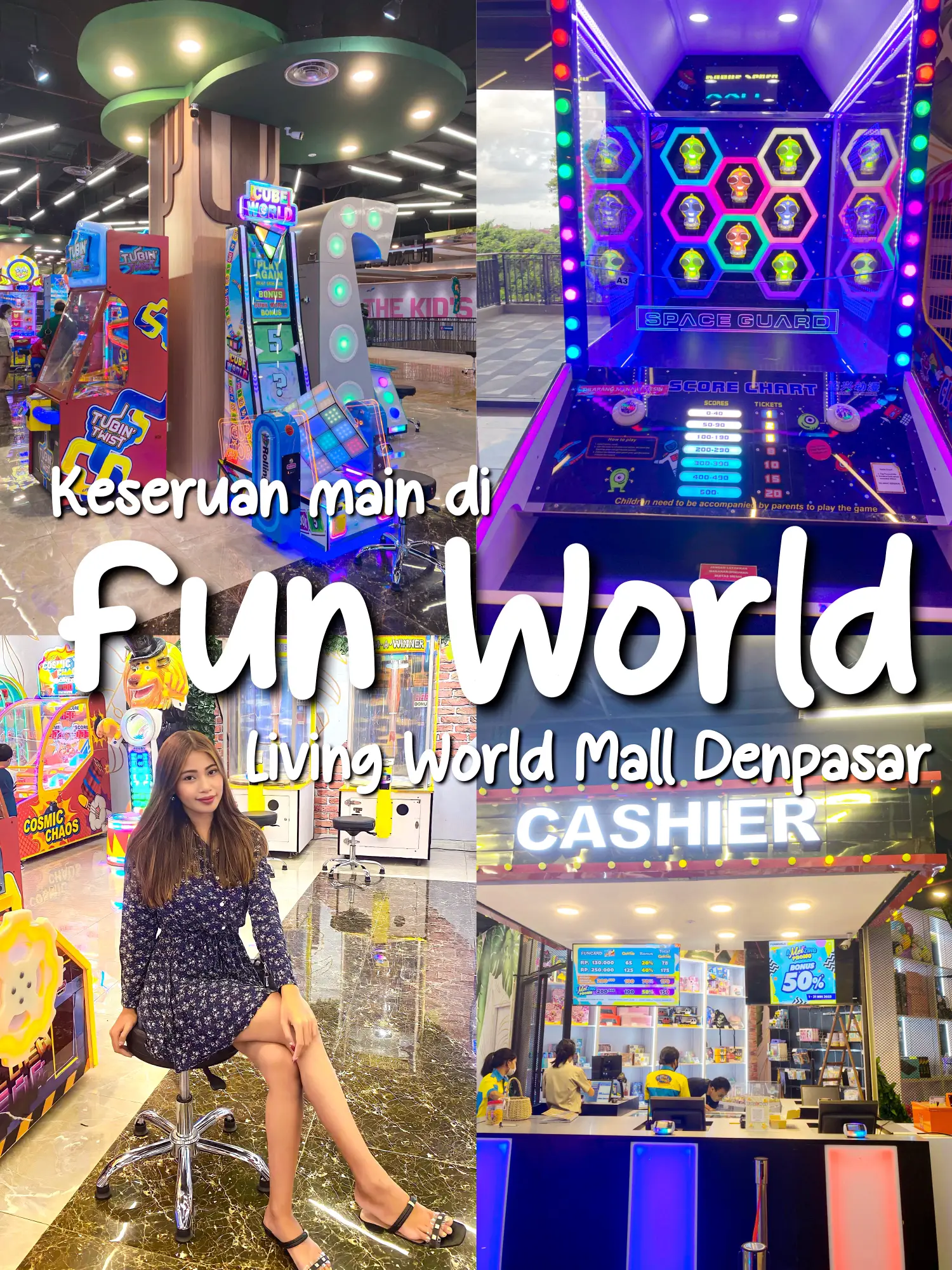 Keseruan main di fun world 😍😍😍😍 | Gallery posted by Kdselviana | Lemon8