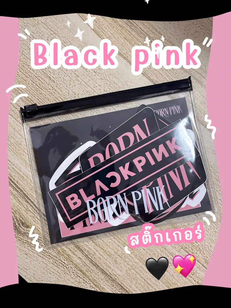 BLACKPINK PINK VENOM VINYL STICKERS - STICKERS/KPOP - group-mink