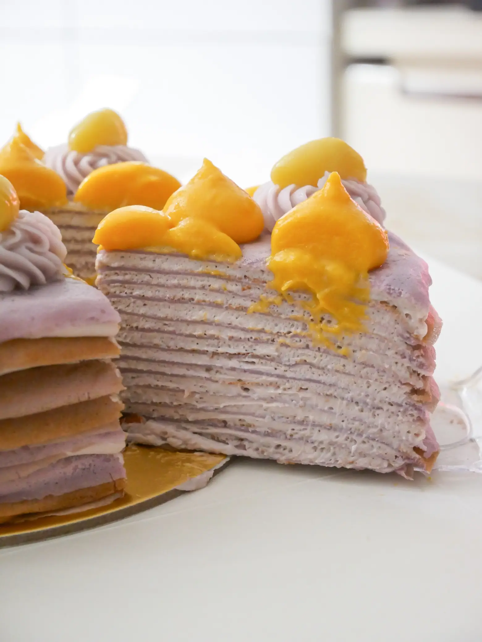 Orh Nee taro crepe cake 🤤🤤💜 | Gallery posted by yongxin ･ﾟ ˚ ⋆ | Lemon8