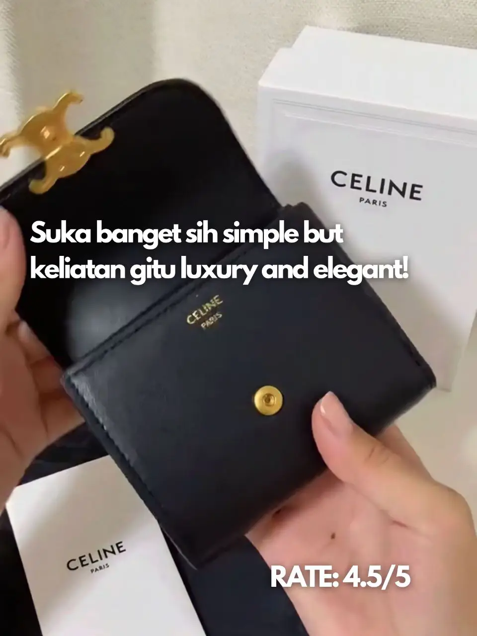 Review celine small wallet triomphe! | Gallery posted by