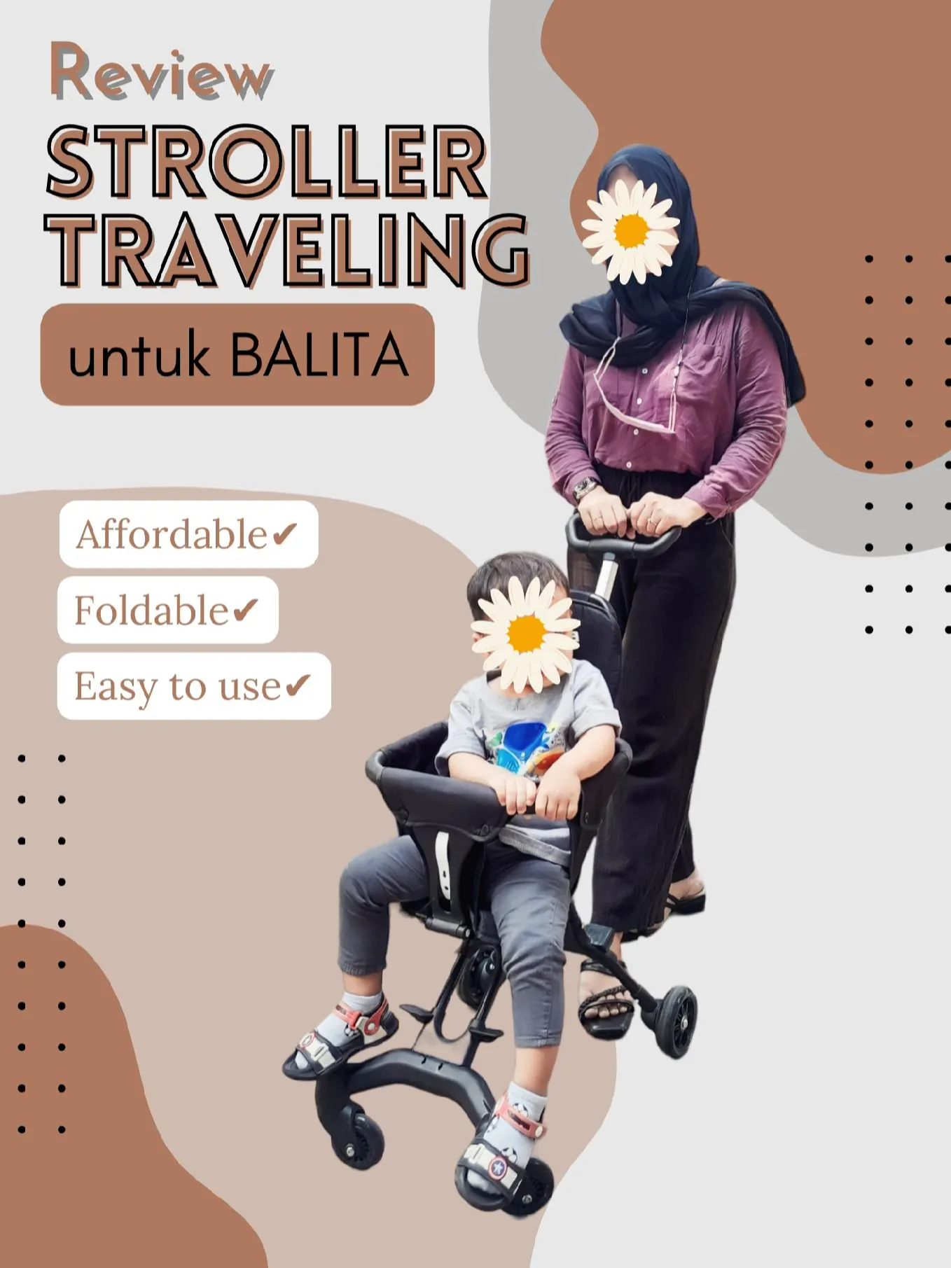 Stroller balita hotsell untuk travelling