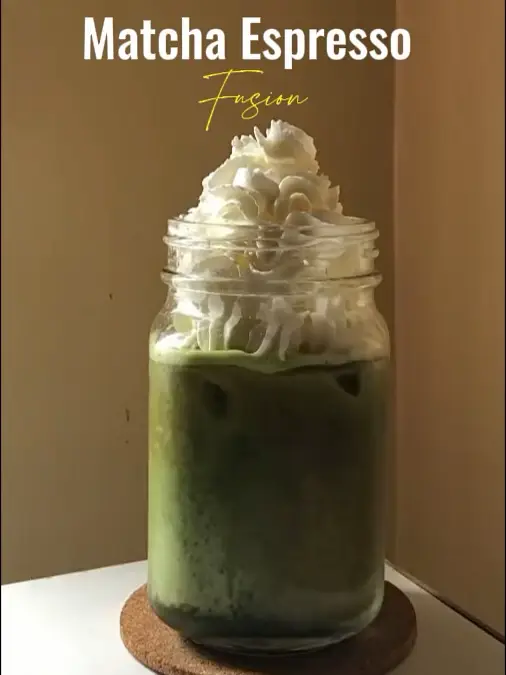 Dirty Matcha Latte Recipe (Matcha Espresso Fusion)