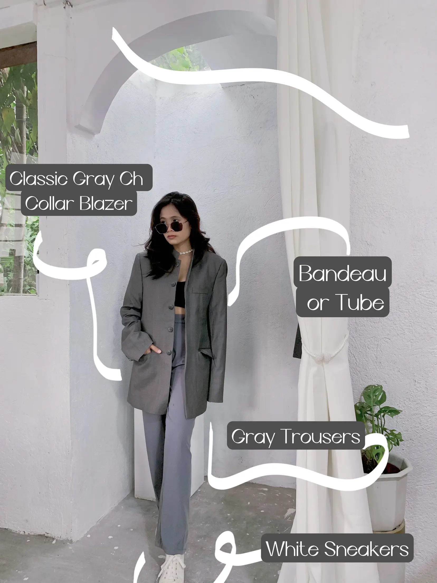 SHADES OF GRAY BLAZER & TROUSERS COMBO ✨