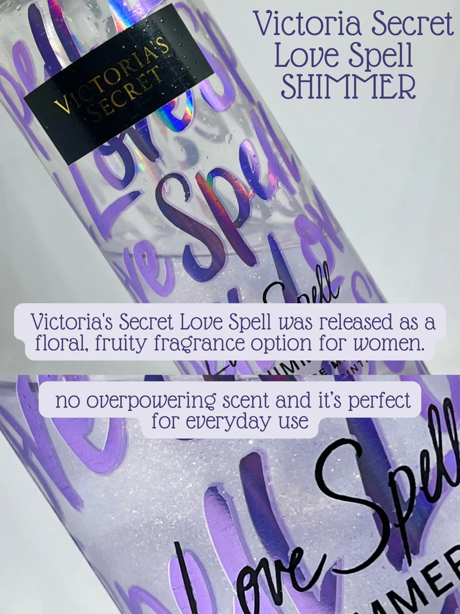 🫶🏻 Love Spell Perfume – With & Without Shimmer 🫶🏻