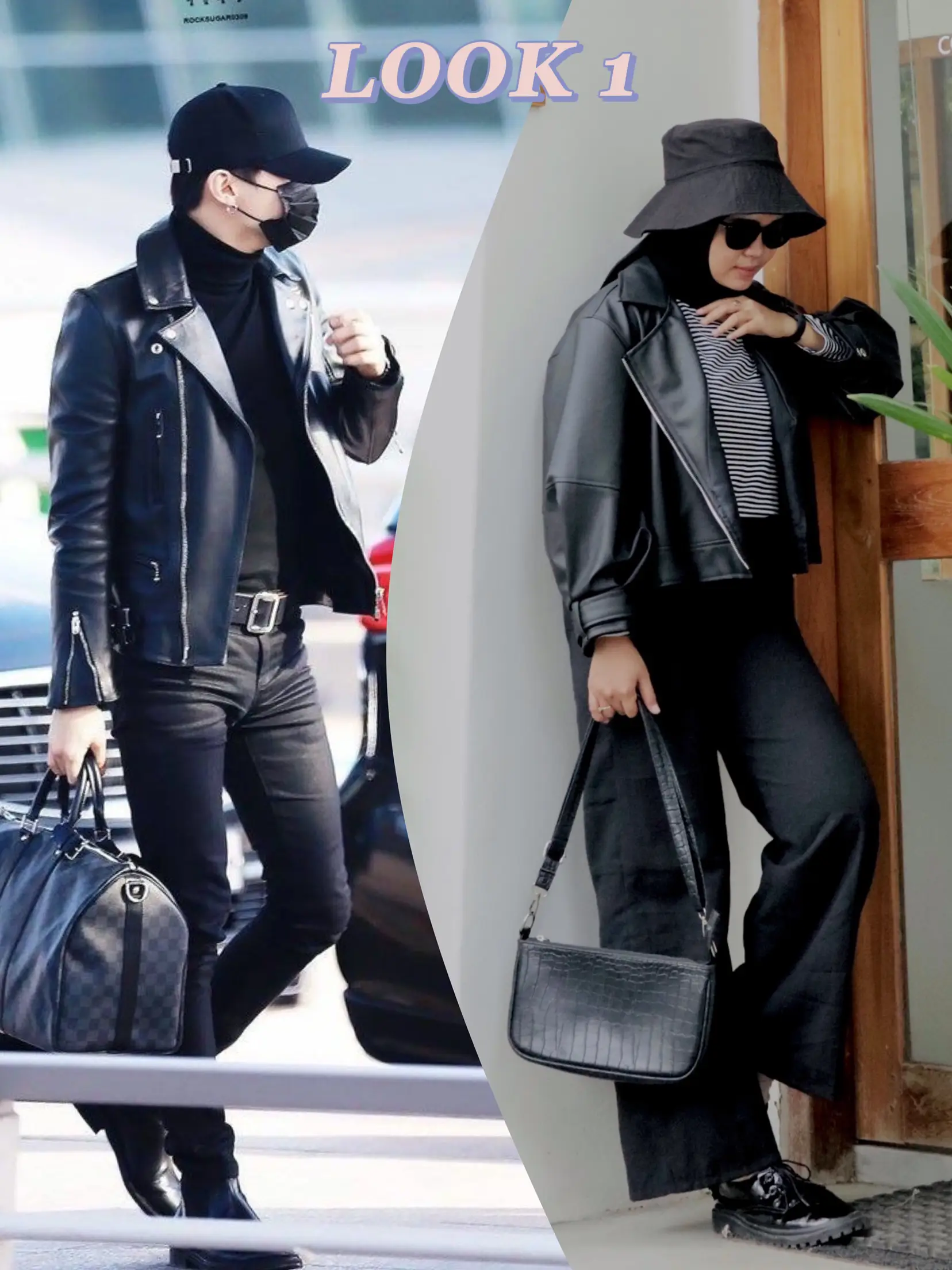 BTS V Sling Bag at the airport