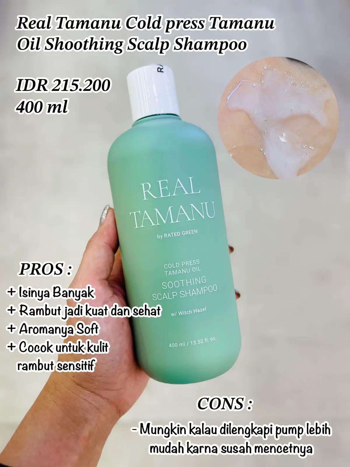 Jual Hair Care Rated Green Real Mary Exfoliating Scalp Shampoo