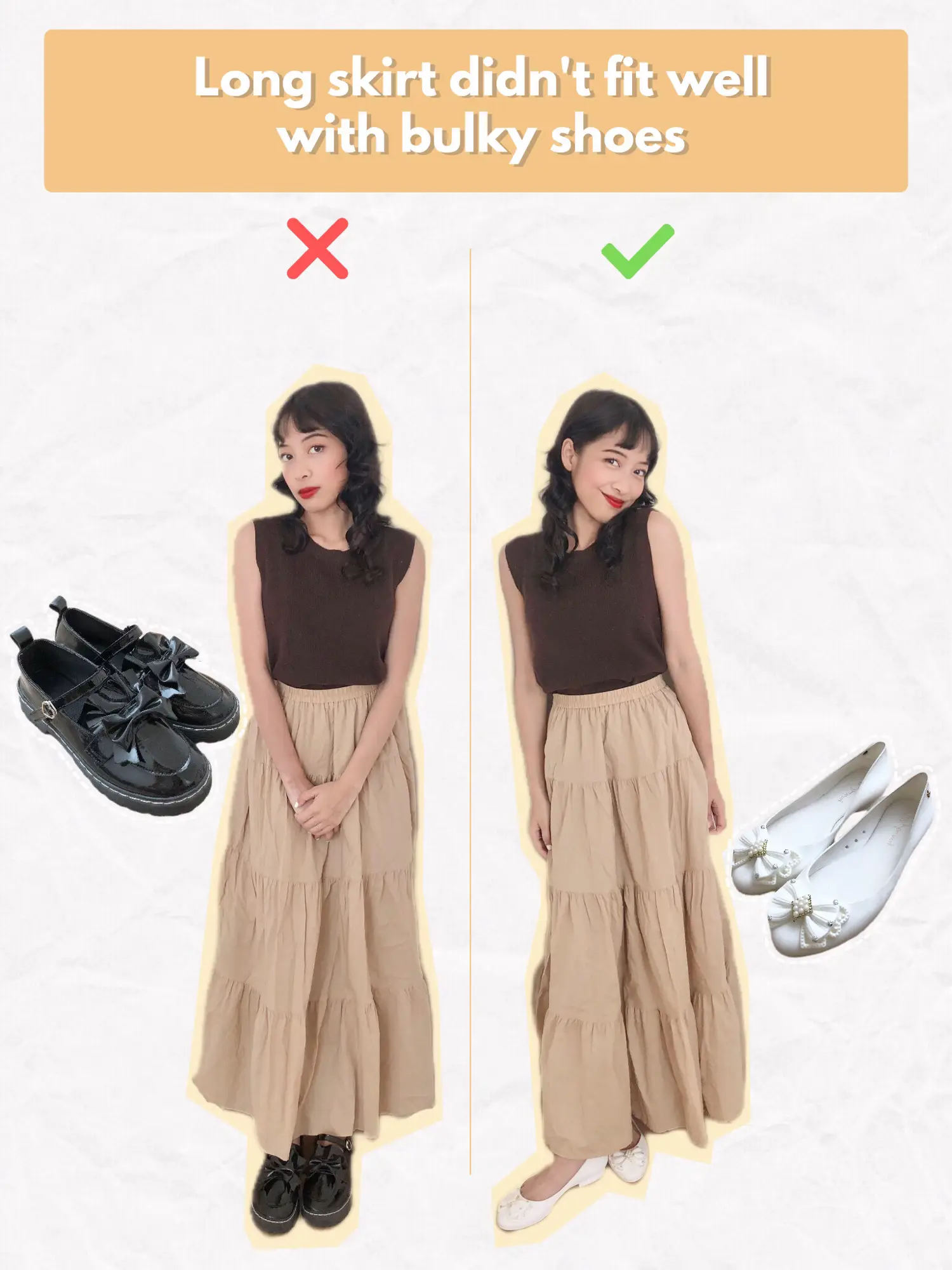 4 types of shoes you must not wear with skirts