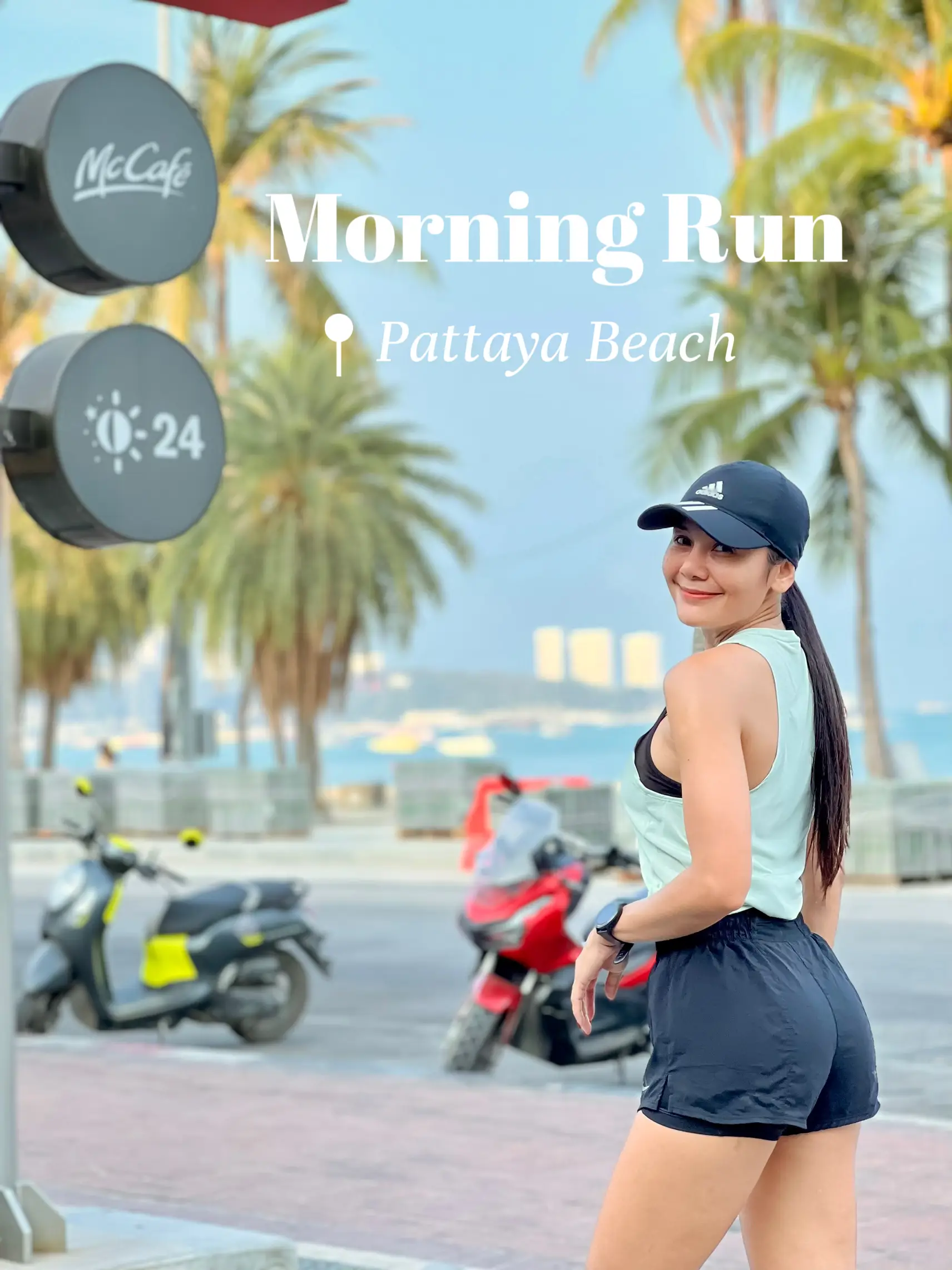 Morning Run 📍Pattaya Beach 🏃‍♀️ | Gallery posted by 🔥Fit With AA🔥 |  Lemon8