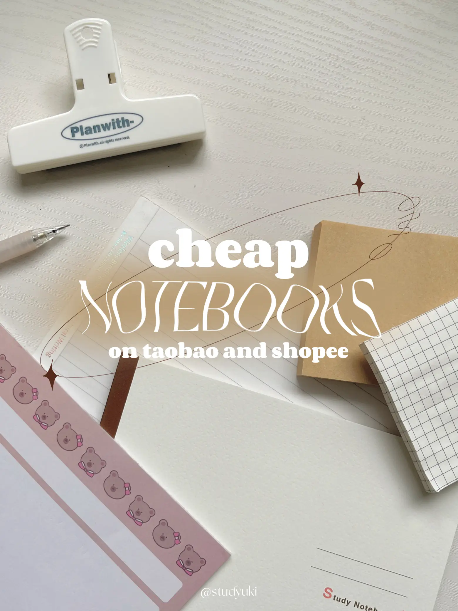 Cheep Note Books affordable notebooks for grabs! | แกลเลอรีที่โพสต์โดย yuki | Lemon8