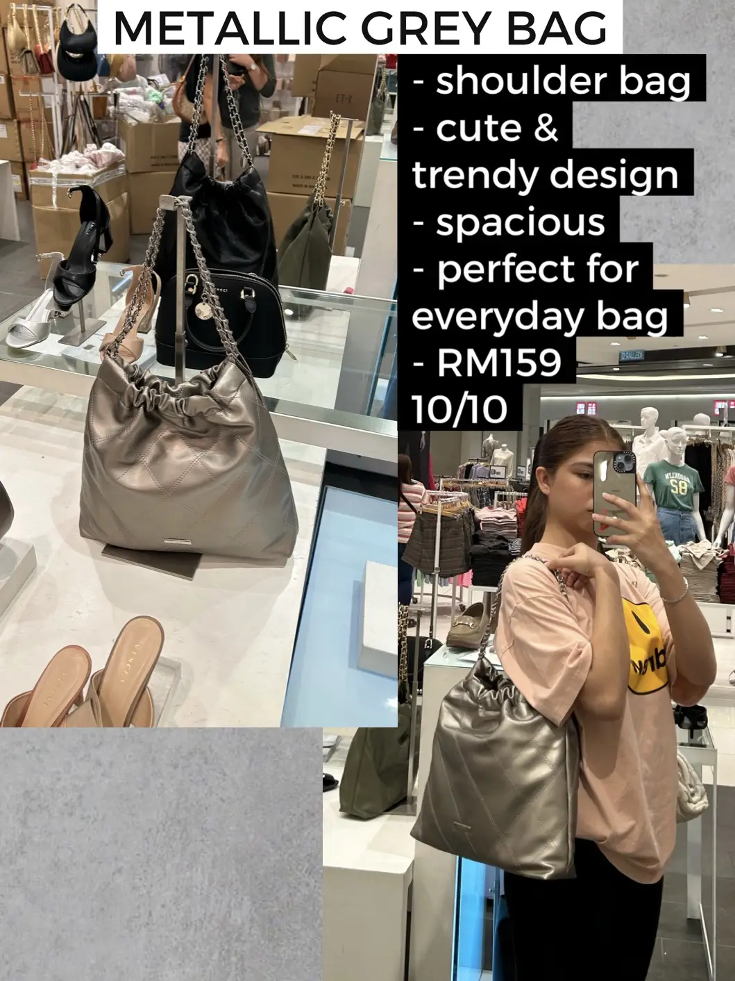 AFFORDABLE LUXURY BAG DUPES TRY ONS FROM PADINI, Gallery posted by  Faznadia