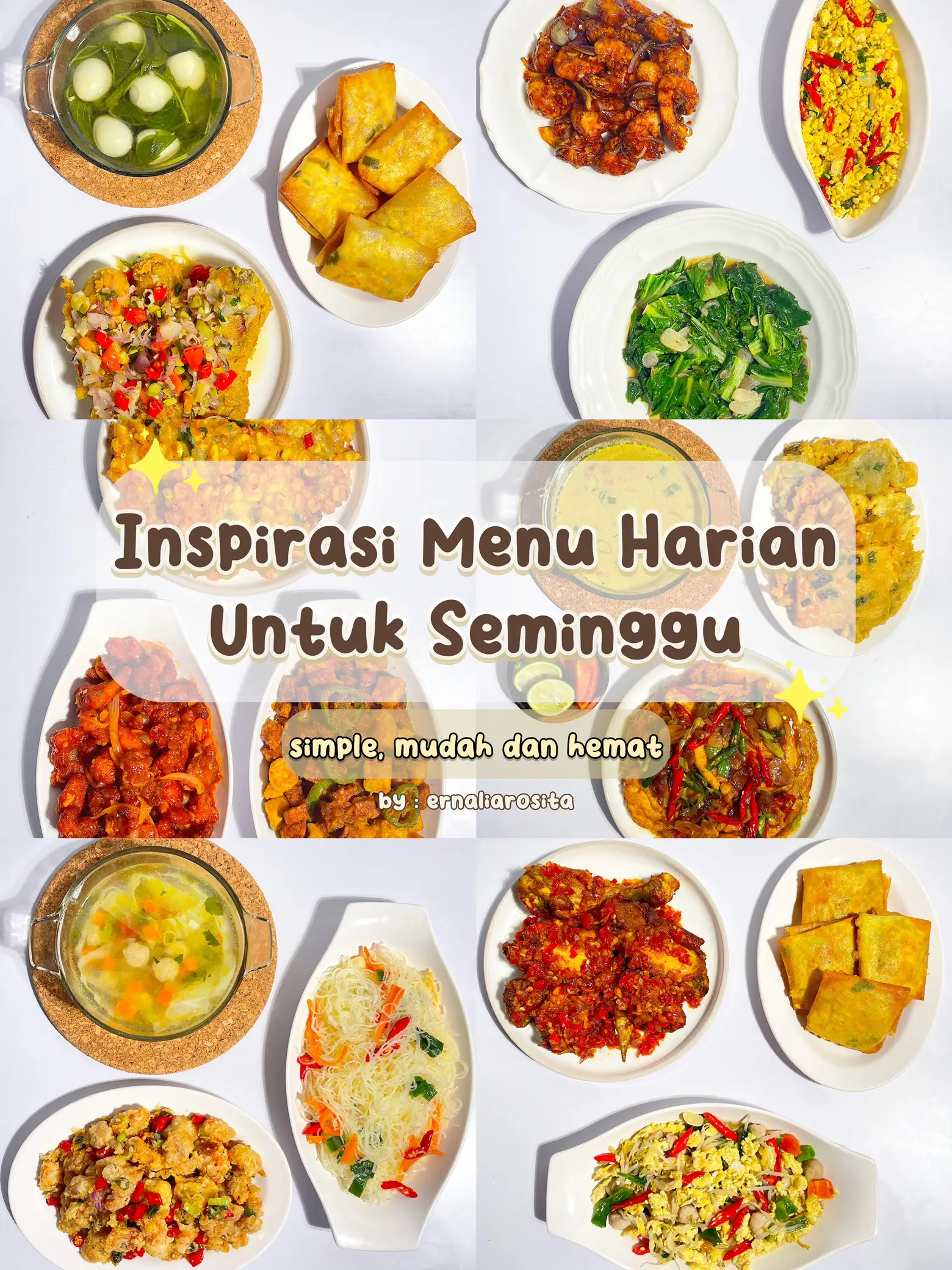 INSPIRASI MENU HARIAN UNTUK SEMINGGU | Galeri Diposting Oleh Ernalia ...