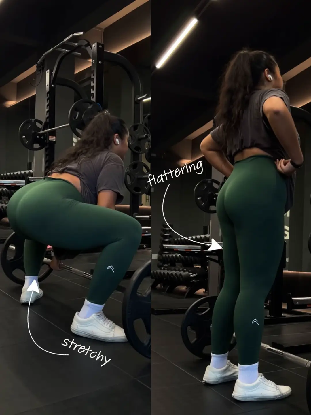 SELONE Gym Leggings for Women Workout Butt Lifting Gym Flare Long