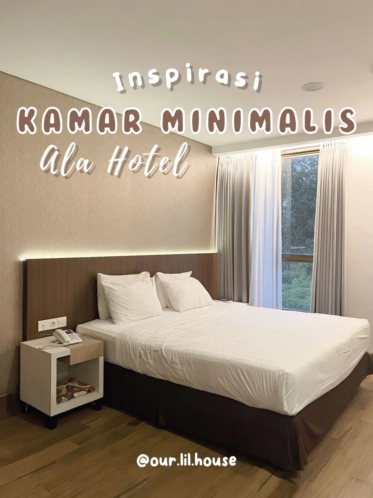 INSPIRASI KAMAR MINIMALIS ALA HOTEL 🏨 | Galeri Diposting Oleh Our.lil ...