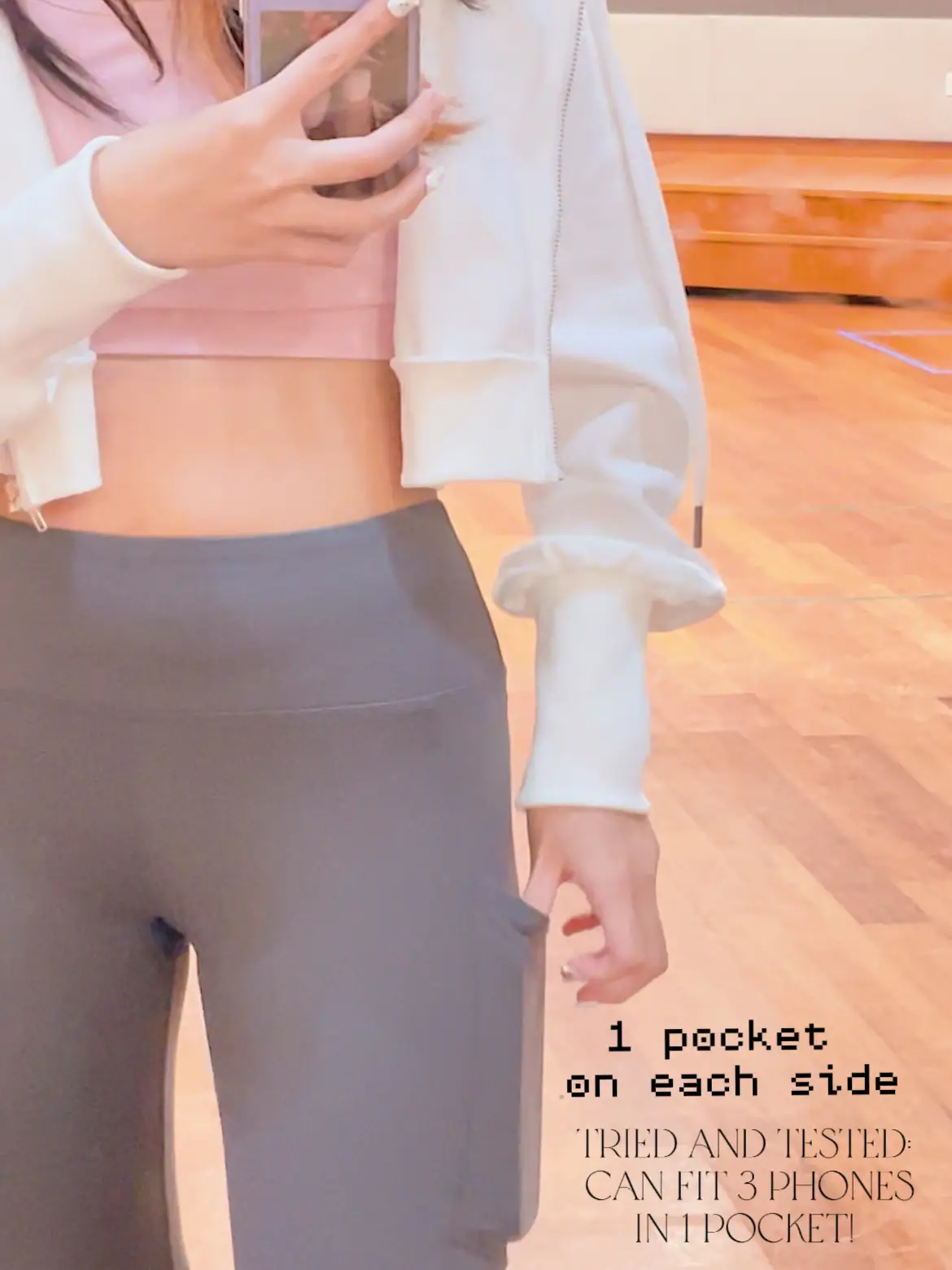 athleisure wear - yoga pants with pockets?😮‍💨