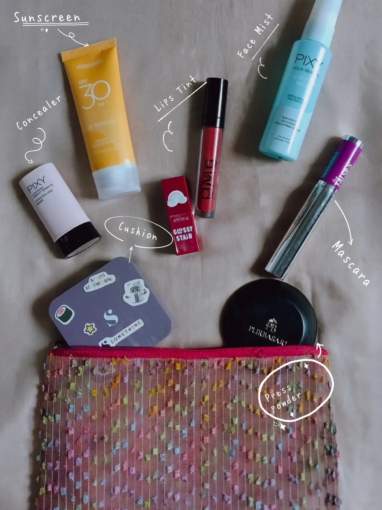 WHAT'S IN MY BEAUTY BAG 🦋 Galeri diposting oleh 𝓛𝓲𝓪 🦋 Lemon8